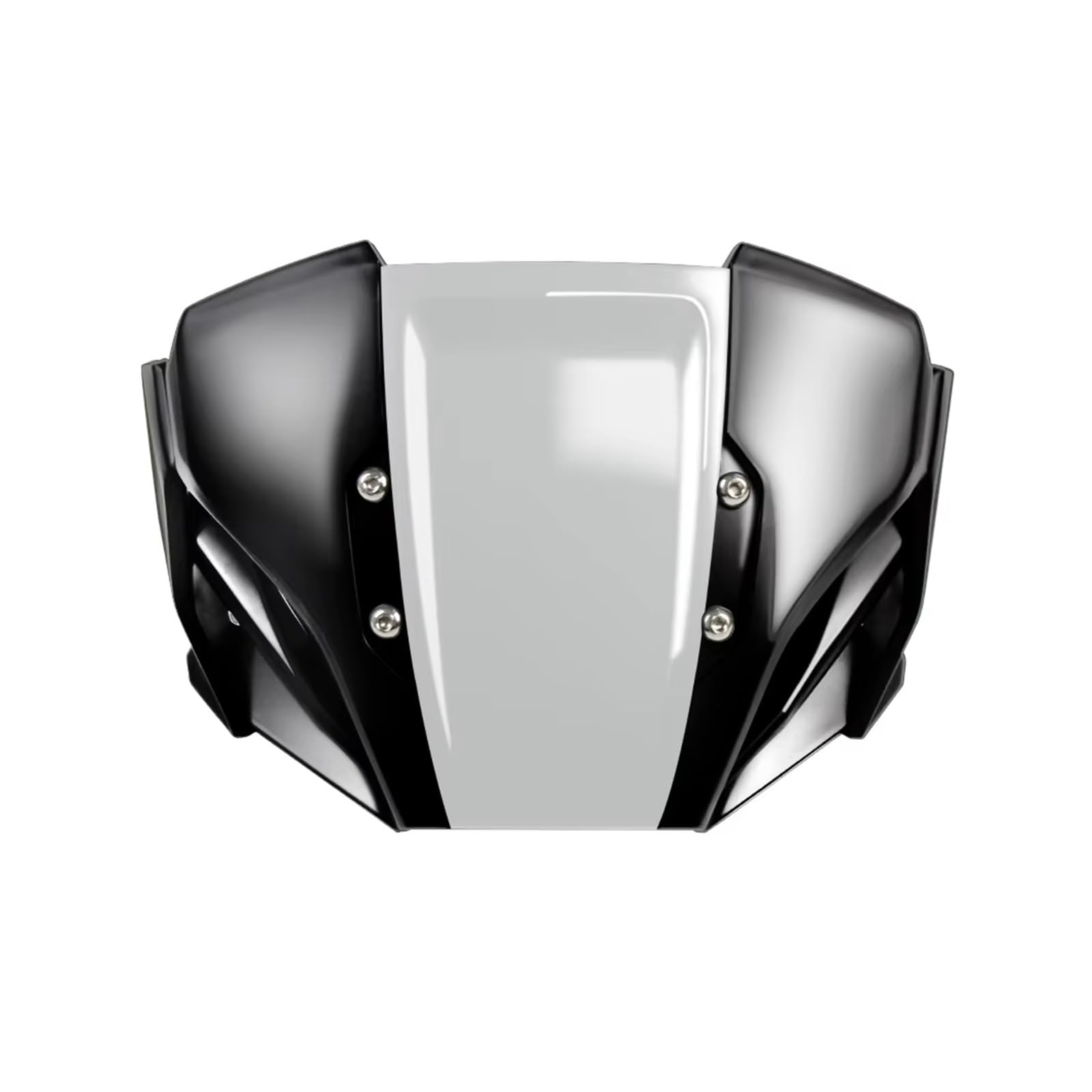 Motorrad Windabweiser Für CB650R 2019 2020 2021 Motorrad Windschutzscheibe Windschutz Frontscheibe Windabweiser Zubehör Windschild Motorrad(White) von DHDYJSA