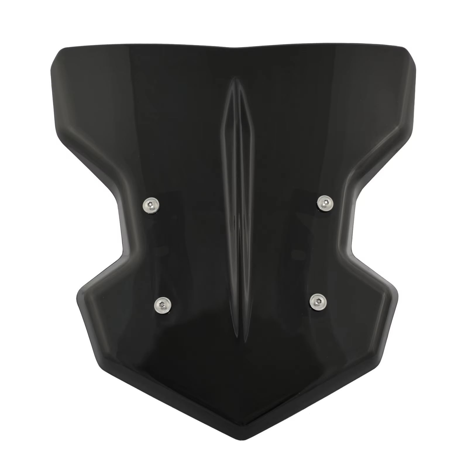 Motorrad Windabweiser Motorrad Frontscheibe Windschutzscheibe Bildschirm Schild Mit Halterung Für MT09 Für FZ09 Für FZ09 Für RN43 2017 2018 2019 2020 Windschild Motorrad(Black) von DHDYJSA