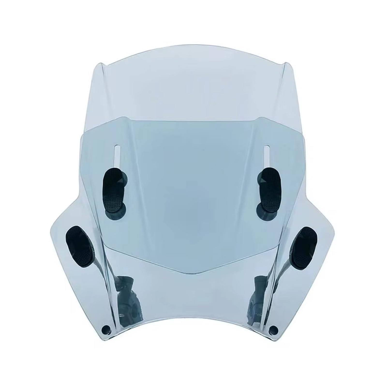 Motorrad Windabweiser Motorrad Windschutz Windschutz Universal Für Benelli Für Leoncino 250 500 Für BN125 Für BN300 Für BN302 Für BN302S Für 502C Windschild Motorrad(Adjust Light Grey) von DHDYJSA