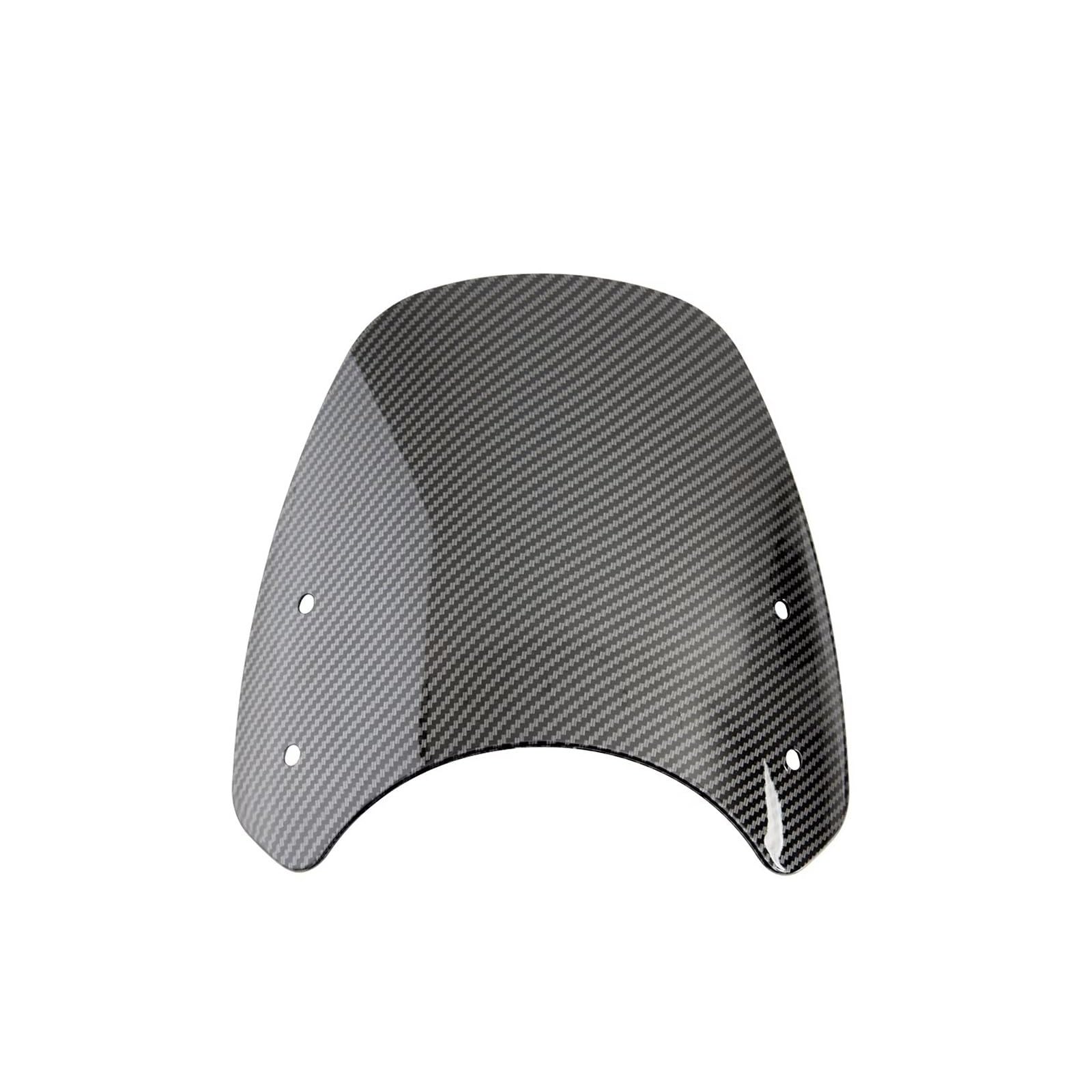 Motorrad Windabweiser Motorrad Windschutzscheibe Windschutz Für CL250 Für CL300 Für CL500 2023 Luftstromabweiser Visier Windschutz Bildschirm Windschild Motorrad(Carbon Fiber Look) von DHDYJSA