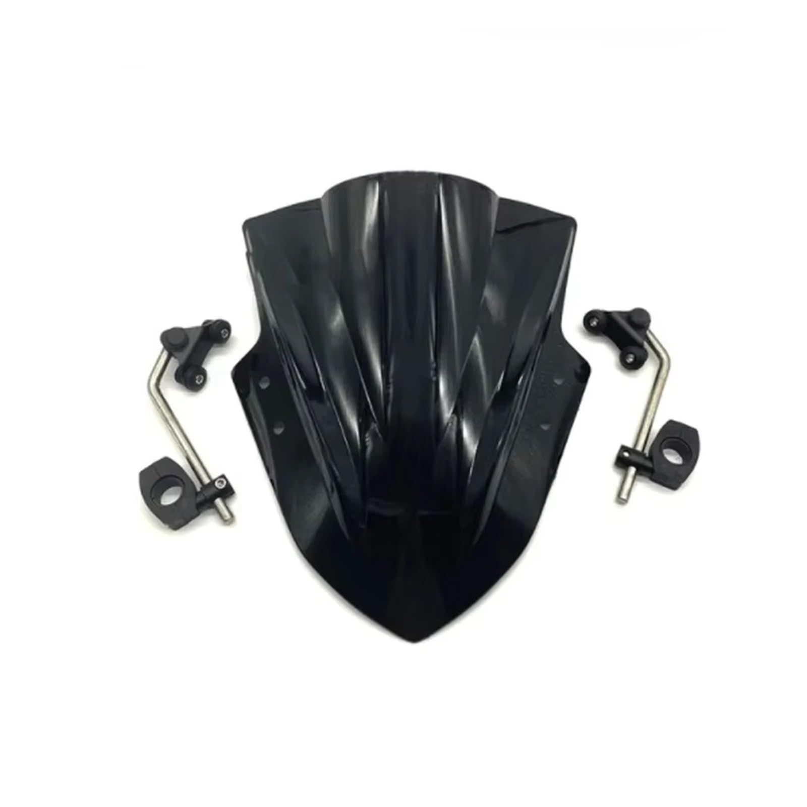 Motorrad Windabweiser Motorrad Windschutzscheibe Windschutz Mit Verstellbarer Halterung Wind Bildschirm Für CFmoto Für 300NK Windschild Motorrad von DHDYJSA