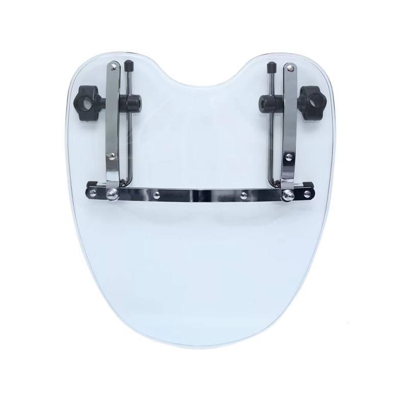 Motorrad Windabweiser Motorrad Windschutzscheibe Windschutz Universal Für Davidson Für Sportster Für Dyna Für XL 883 1200 Windschild Motorrad(Clear) von DHDYJSA