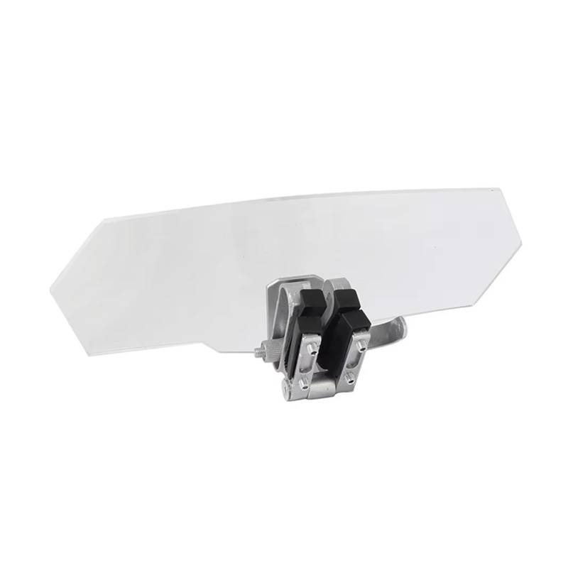 Motorrad Windabweiser Motorrad Windschutzscheibenverlängerung Spoiler Windschutz Air Deflektor Für XL 650 600 700 1000 125V Für Transalp Für Varadero Für XRV750 Windschild Motorrad(Clear) von DHDYJSA