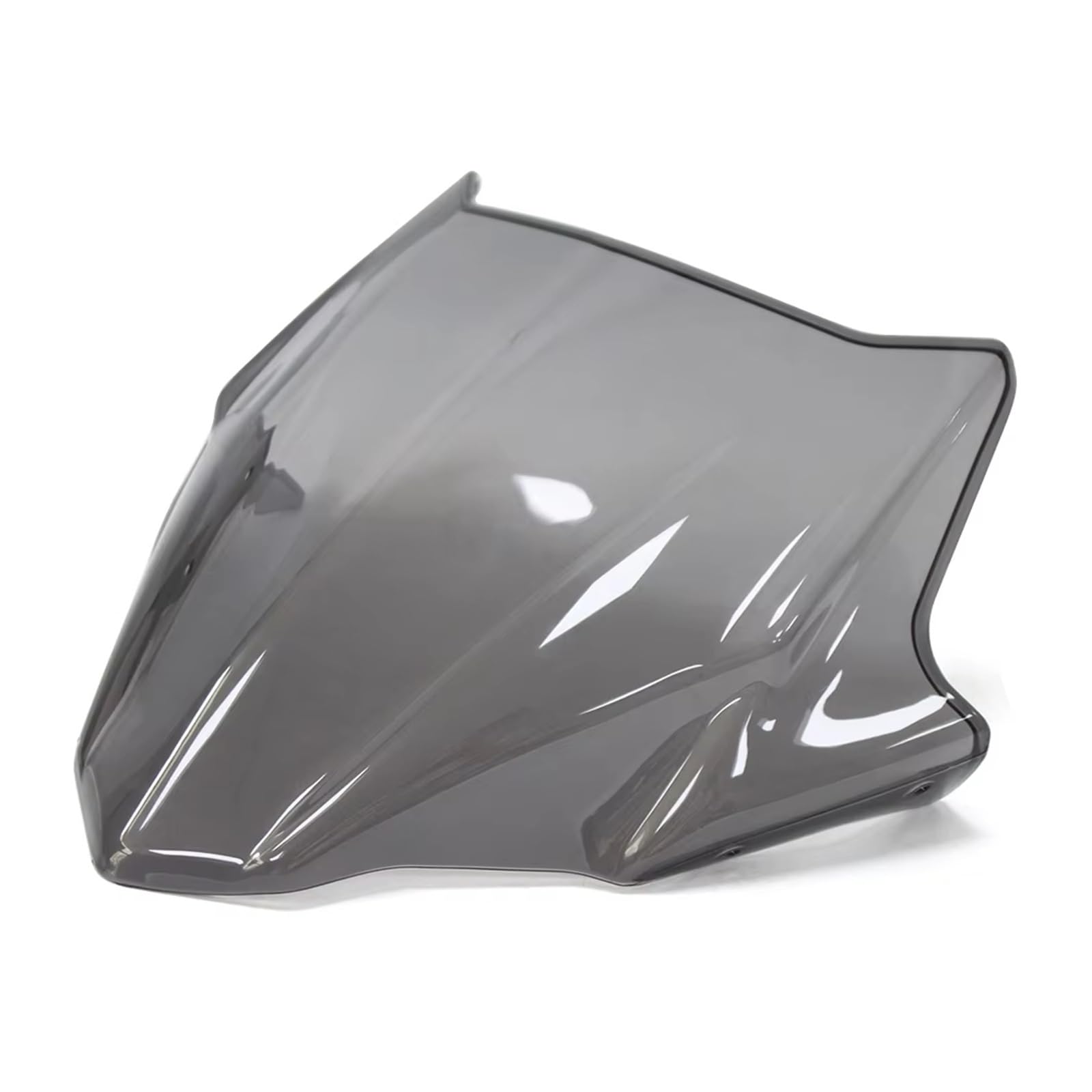 Motorrad Windabweiser Motorradzubehör Windschutzscheibe Windschutzscheibe Aluminium Kit Deflektor Für CB500F Für CB400F 2016-2023 Windschild Motorrad(Light Gray) von DHDYJSA