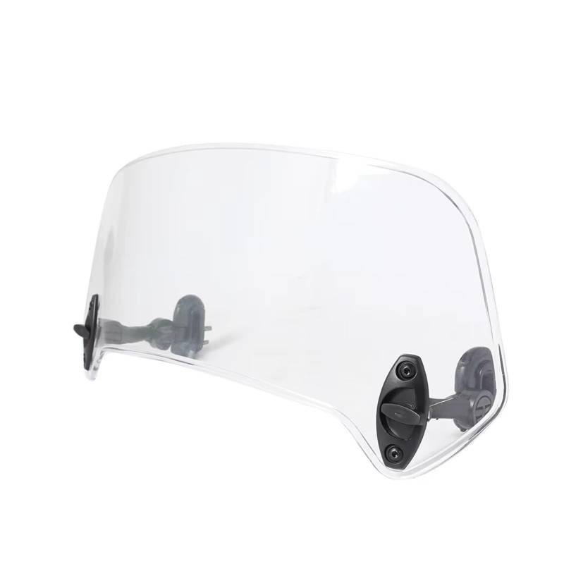 Motorrad Windabweiser Universal Motorrad Einstellbare Clip Auf Windschutzscheibe Verlängerung Spoiler Deflektor Windschild Motorrad(Transparent) von DHDYJSA