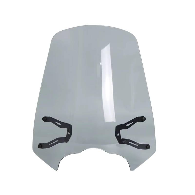 Motorrad Windabweiser Windschutzscheibe Für Kawasaki Für Vulcan Für S650 Für EN650 2015-2022 Motorrad Zubehör Windschutzscheibe Windschutzscheibe Schild Halterung Windschild Motorrad(A-Gray) von DHDYJSA