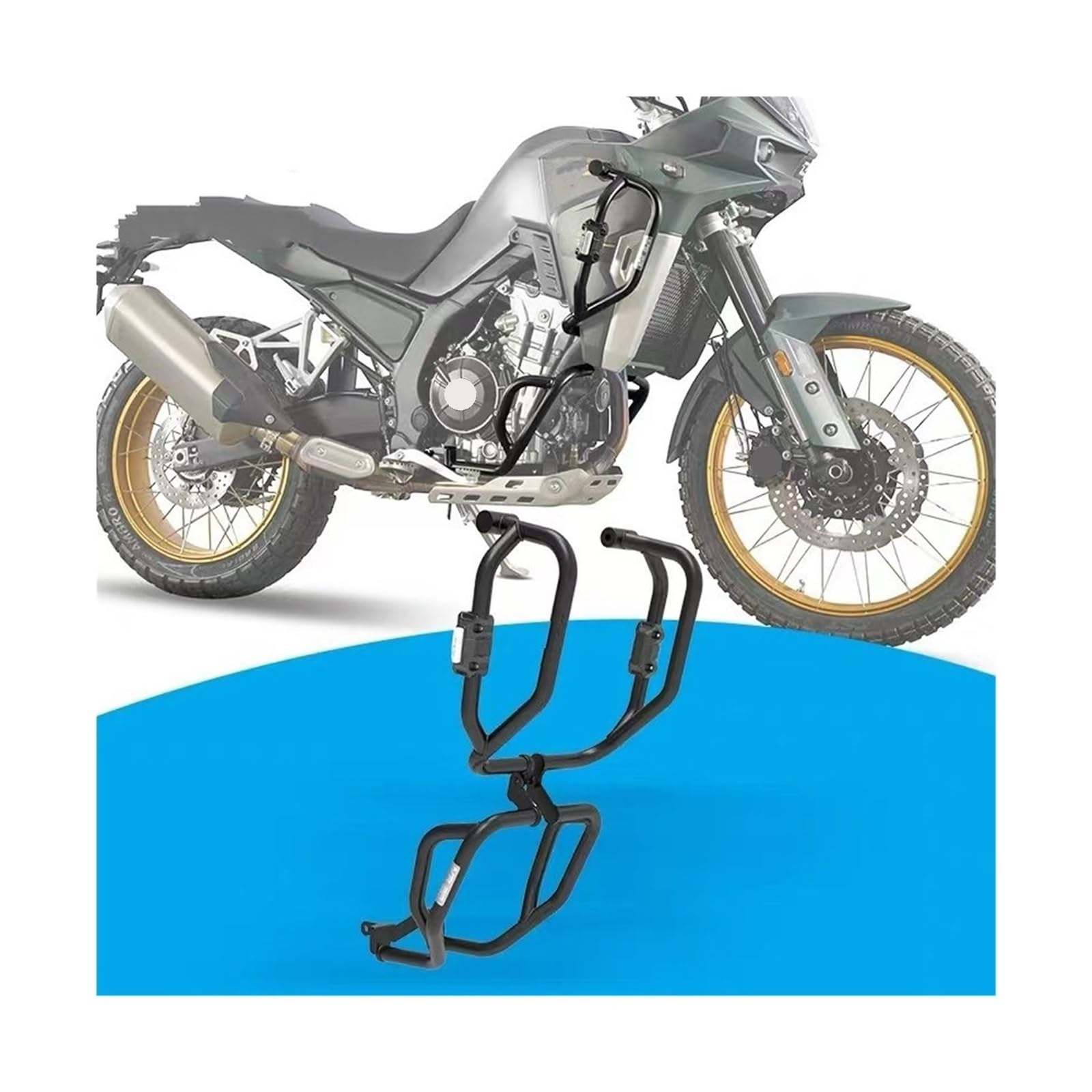 Motorschutzbügel Sturzbügel Für KOVE Für 800X Anti-Crash Bar Motorrad Anti-Fall Schutz Motor Schutzhülle Rahmen Stoßstange Motorrad Sturzbügel(A Set) von DHDYJSA