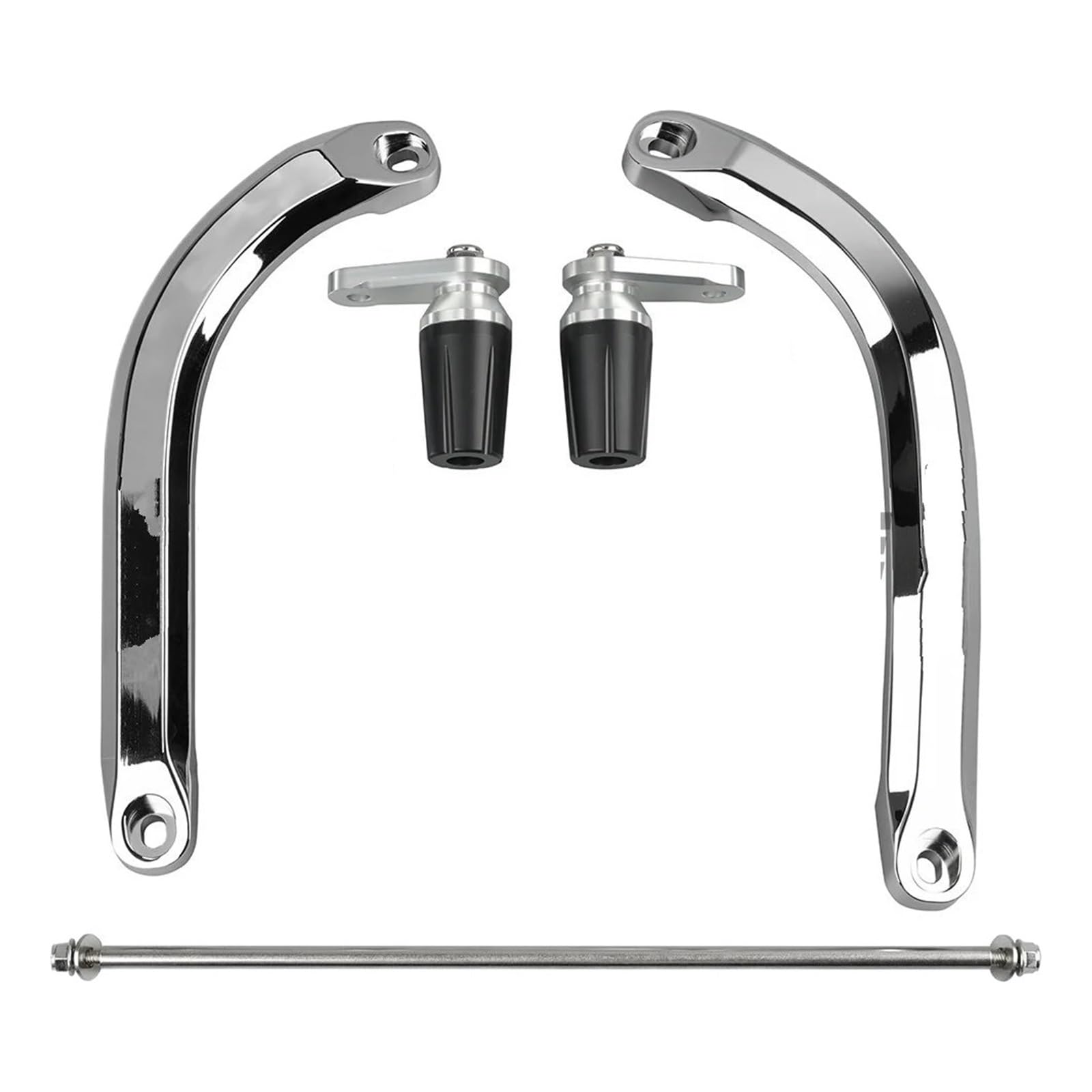 Motorschutzbügel Sturzbügel Motor Schutz Stoßstange Für Kawasaki Für Z900RS Für Cafe 2018-2022 Rahmen Slider Crash Bars Pad Schutz Motorrad Sturzbügel(Chrome Upgraded) von DHDYJSA