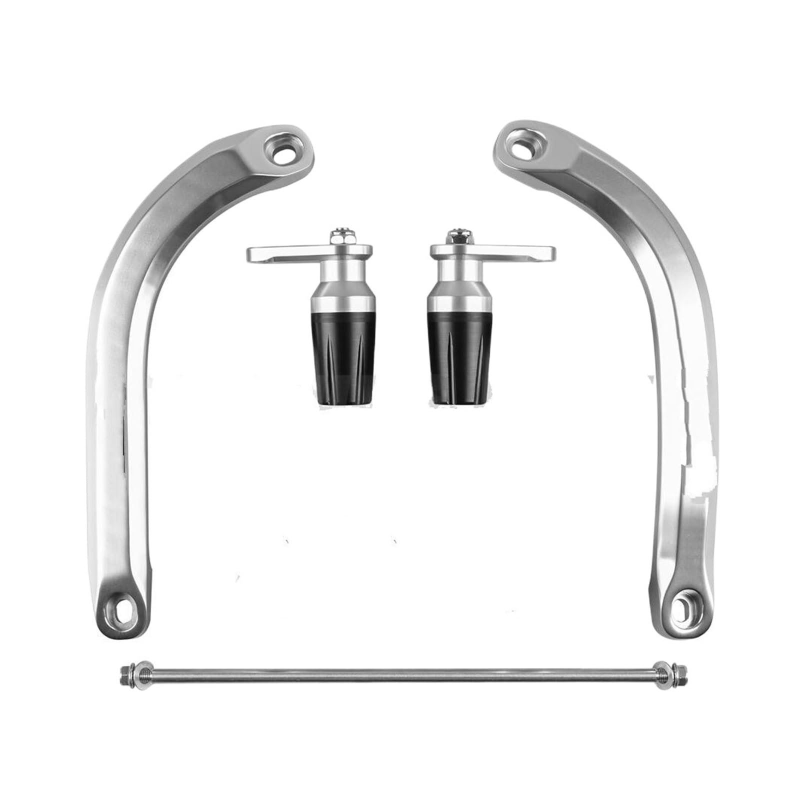 Motorschutzbügel Sturzbügel Motorrad Motor Schutz Schutz Rahmen Slider Stoßstange Crash Bars Pad Schutz Für Kawasaki Für Z650RS 2022-2023 Motorrad Sturzbügel(Silver Upgraded) von DHDYJSA