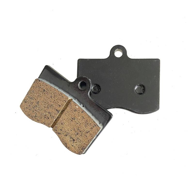 Pit Bike Bremsbeläge Motorrad-Bremssattel-Bremsbeläge-Set Roller-Bremssattel-Teile Für ADL-4 Für ADL-14 Und Mehr Bremsbeläge vorne hinten(Black 1 Pair Pads) von DHDYJSA