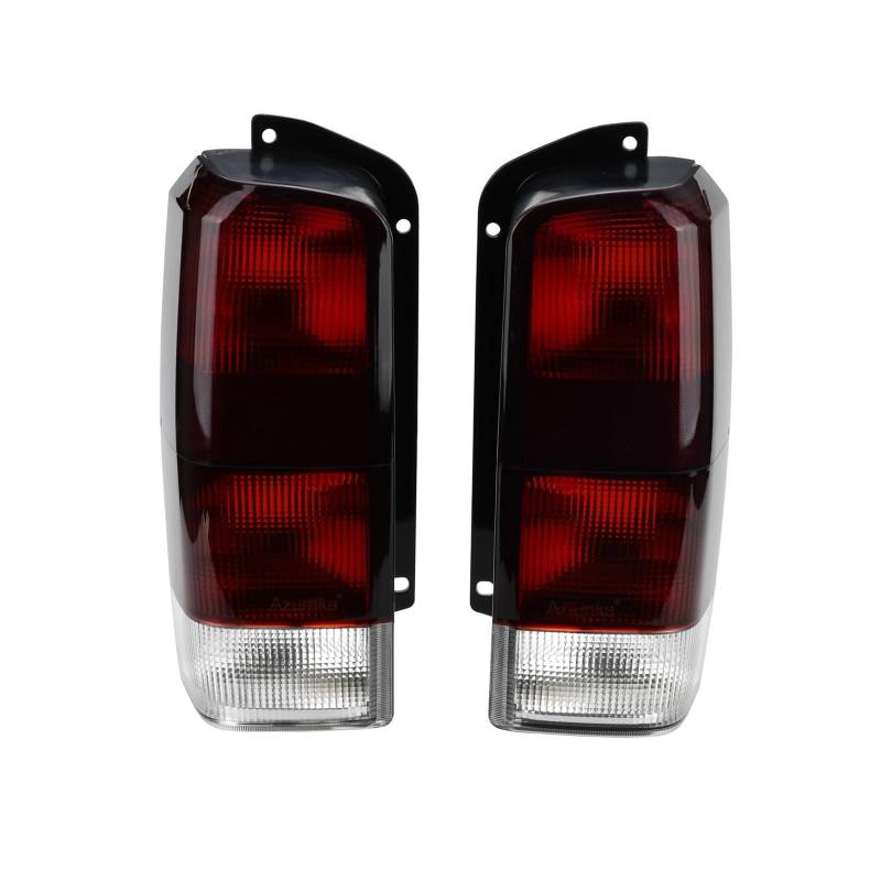 Rücklichter Für Jeep Für Cherokee Für XJ 1997-2001 Rückleuchten Rot Rauch Objektiv Hinten Schwanz Lampen Set Kompatibel Mit Heckleuchte(Red) von DHDYJSA