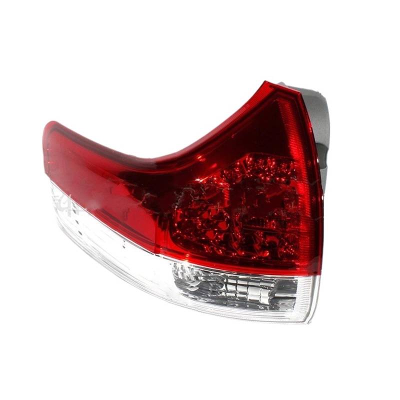 Rücklichter Hinten Rücklicht Bremse Umge Bremsleuchte Für Toyota Für Sienna 2011 2012 2013 2014 Außen Innen Auto Licht Baugruppen Heckleuchte(Left Outer) von DHDYJSA