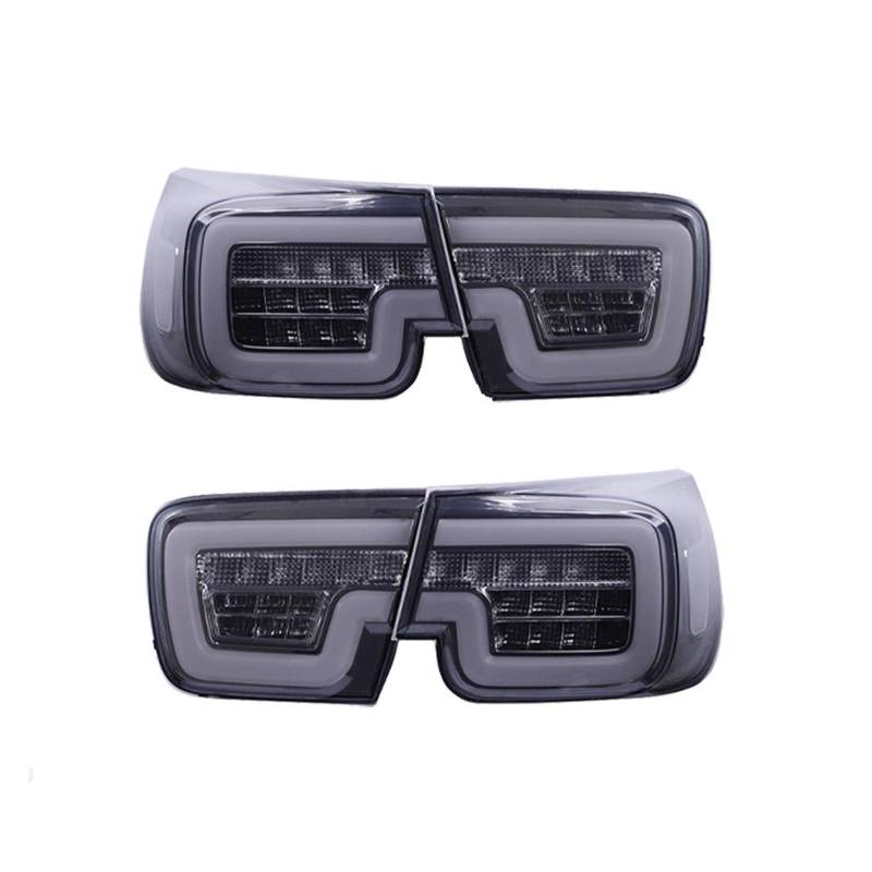 Rücklichter Rücklicht Montage Für Chevrolet Für Malibu 2012-2015 Tagfahrlicht Flow Blinker Rückfahrleuchten Bremslichter Heckleuchte(Pair of Black) von DHDYJSA