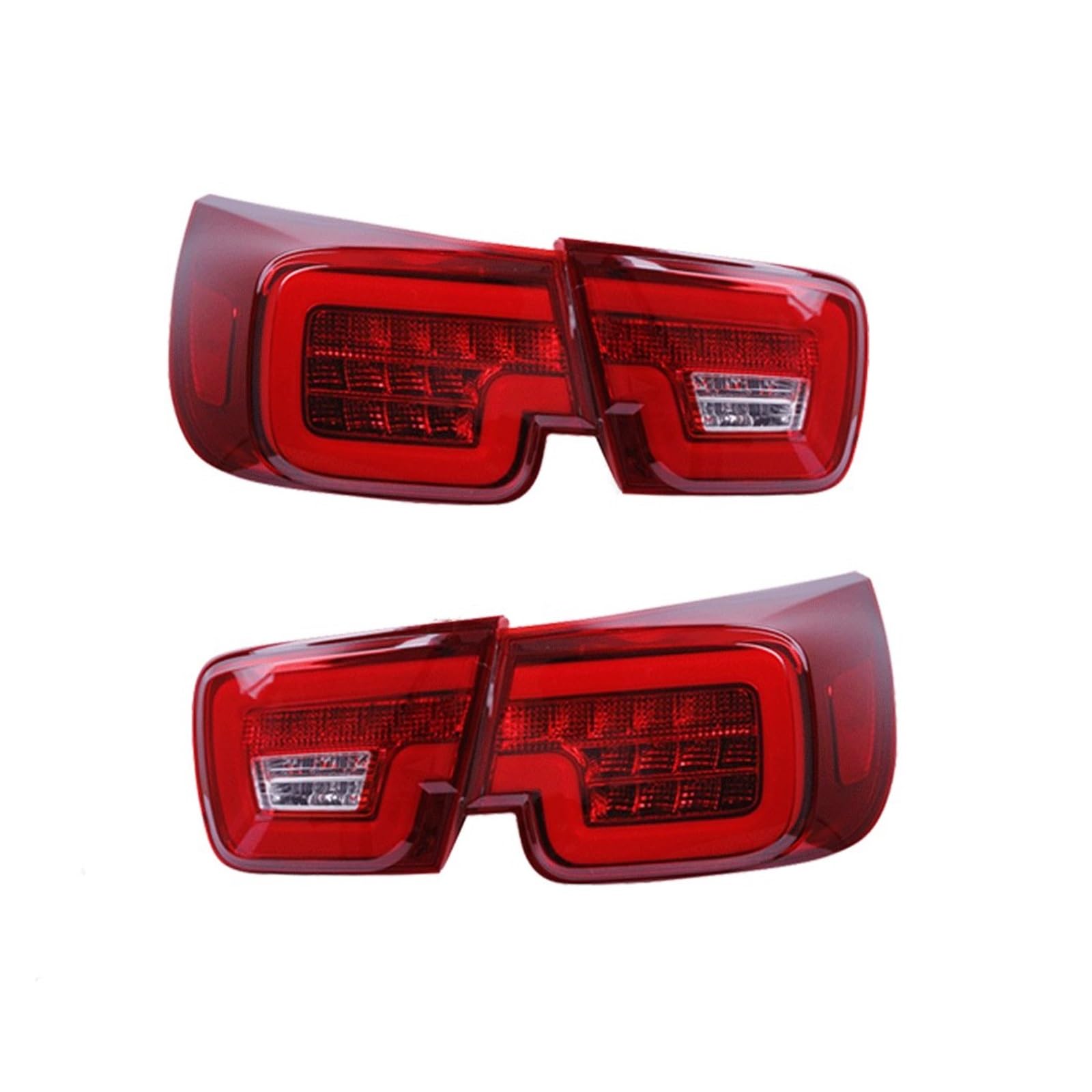 Rücklichter Rücklicht Montage Für Chevrolet Für Malibu 2012-2015 Tagfahrlicht Flow Blinker Rückfahrleuchten Bremslichter Heckleuchte(Pair of red) von DHDYJSA