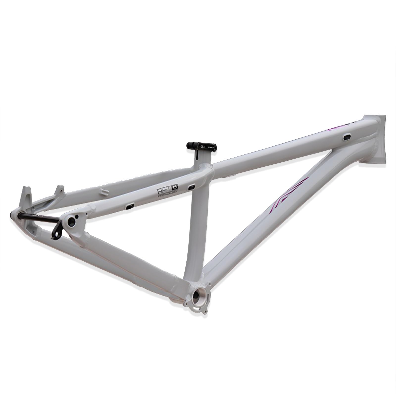 Dirt Jump-Fahrradrahmen 26-Zoll-Mountainbikes Hardtail-Rahmen Scheibenbremsrahmen Aus Aluminiumlegierung Steckachsen-Boost 12 X 148 Mm Interne Führung(Light Grey) von DHNCBGFZ