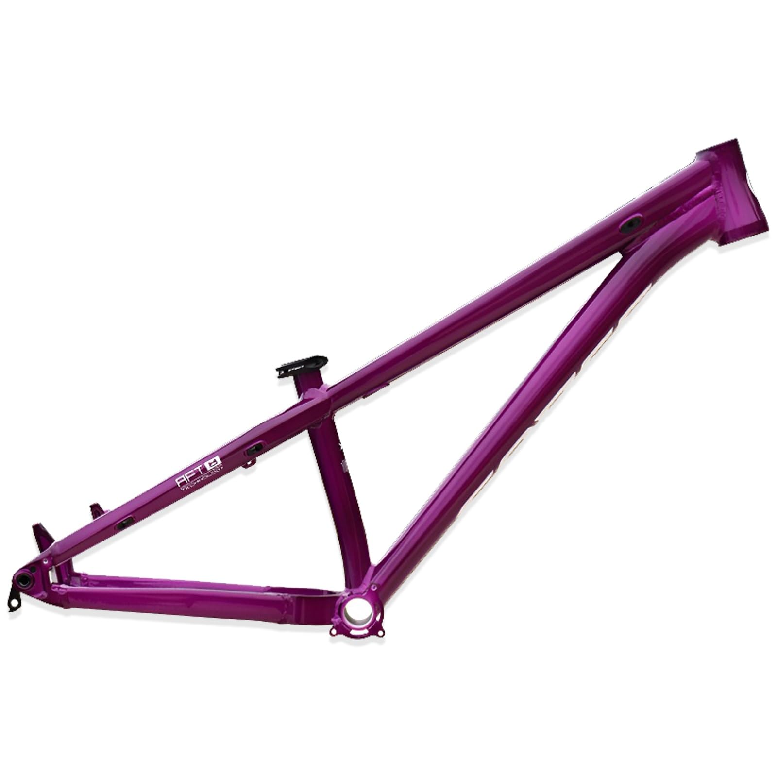 DHNCBGFZ Dirt Jump-Fahrradrahmen 26-Zoll-Mountainbikes Hardtail-Rahmen Scheibenbremsrahmen Aus Aluminiumlegierung Steckachsen-Boost 12 X 148 Mm Interne Führung(Purple) von DHNCBGFZ