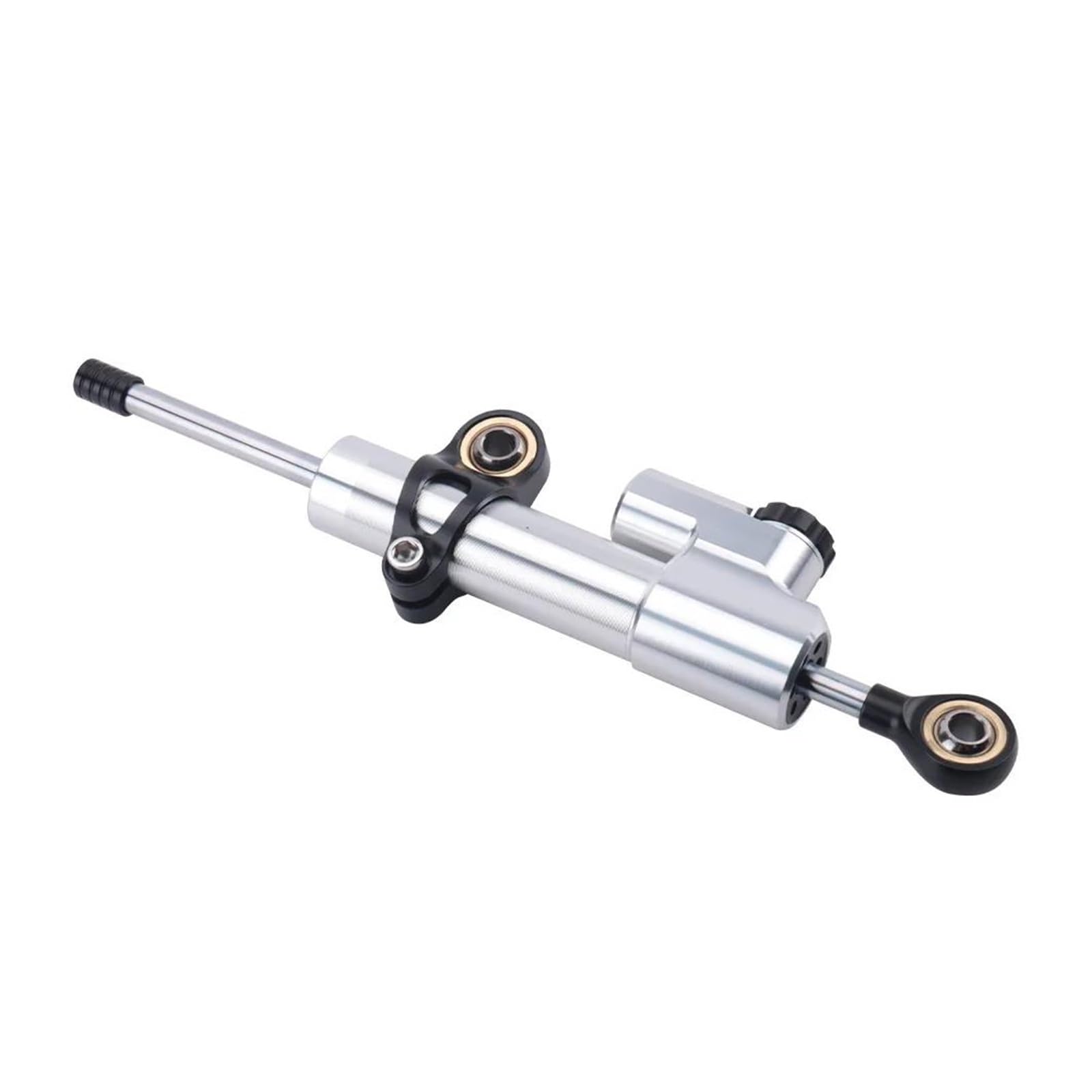 Lenkverstärkerstabilisator Änderung Lenkungsdämpfer Stabilisator Bar Motorrad Zubehör Für Suzuki Für GSXR600 Für Gsxr 600 2006-2010 Für GSXR1000 2007-2008 Motorradlenkung(Silver Black) von DIAYES