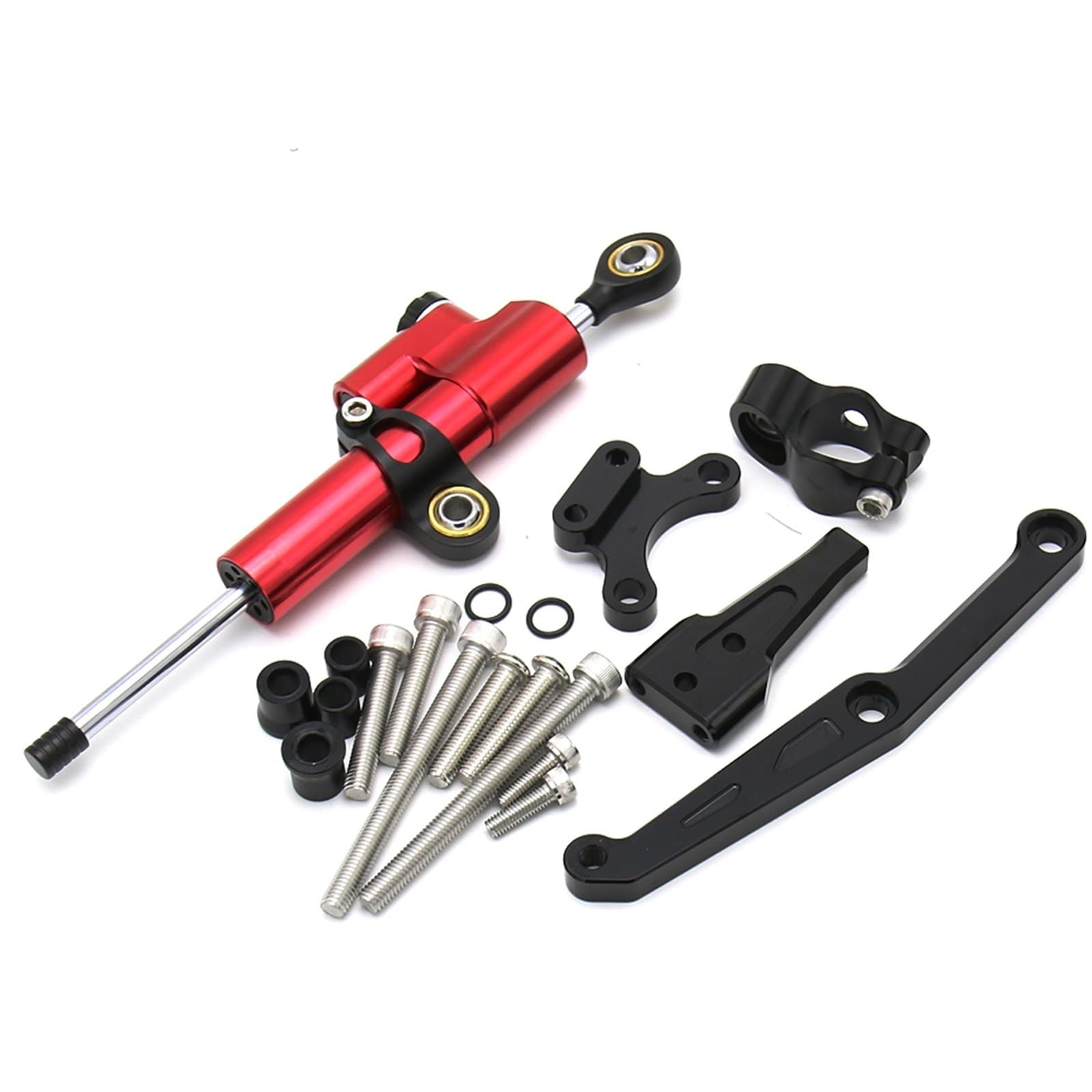 Lenkverstärkerstabilisator Aluminiumlegierung Motorrad Lenkstabilisator Stoßdämpfer Halterung Kit Für CB650R 2018-2021 Für CB 650R 2019 2020 Motorradlenkung(Type-B) von DIAYES