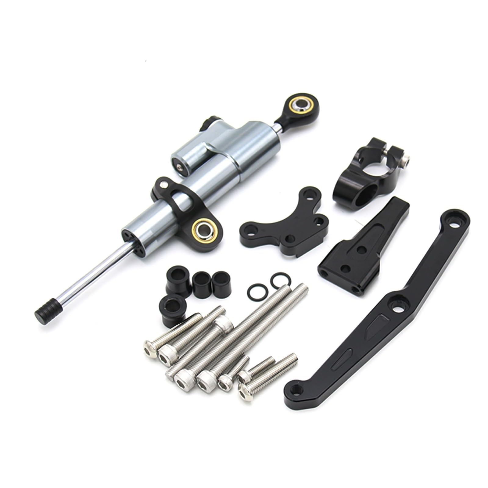 Lenkverstärkerstabilisator Aluminiumlegierung Motorrad Lenkstabilisator Stoßdämpfer Halterung Kit Für CB650R 2018-2021 Für CB 650R 2019 2020 Motorradlenkung(Type-E) von DIAYES