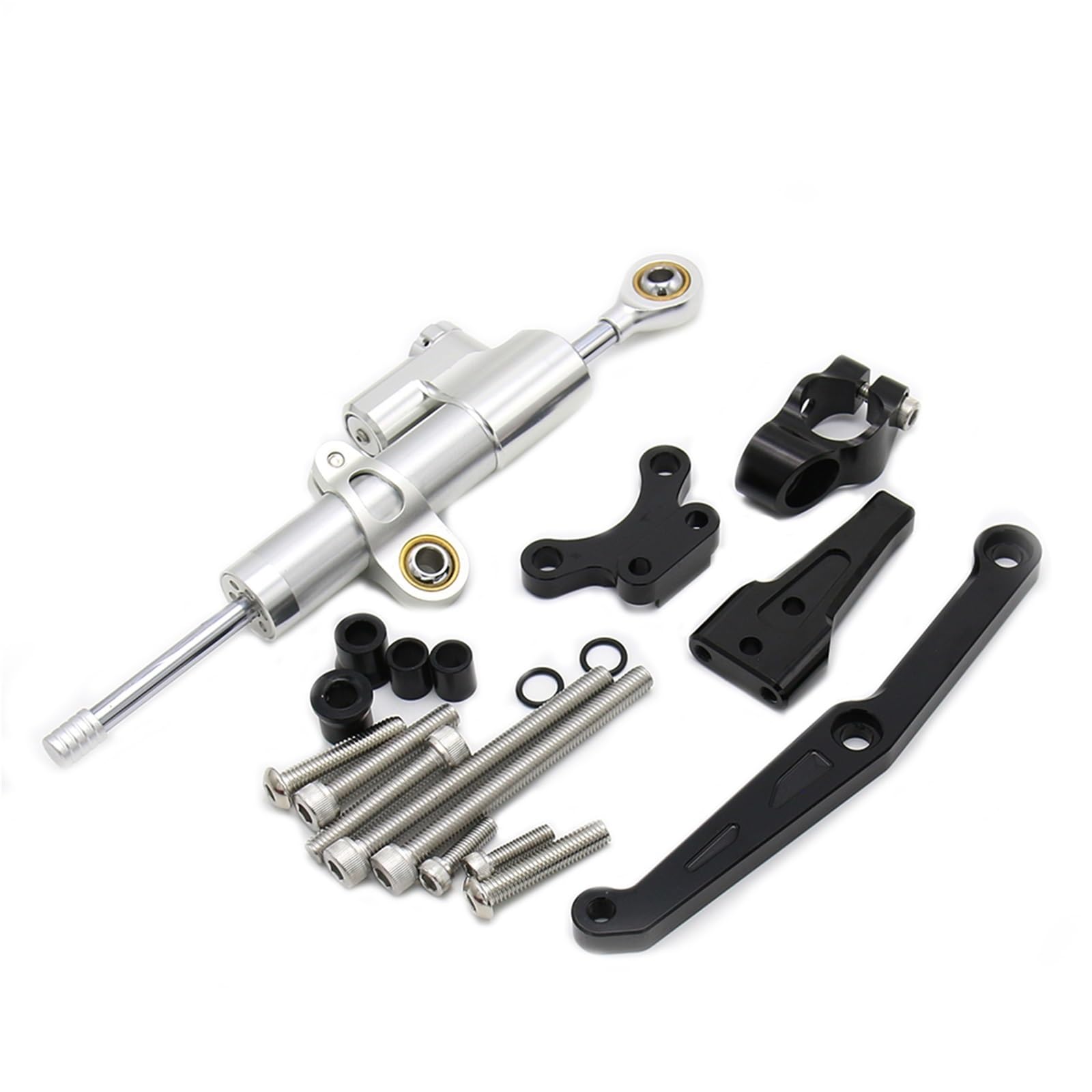 Lenkverstärkerstabilisator Aluminiumlegierung Motorrad Lenkstabilisator Stoßdämpfer Halterung Kit Für CB650R 2018-2021 Für CB 650R 2019 2020 Motorradlenkung(Type-F) von DIAYES