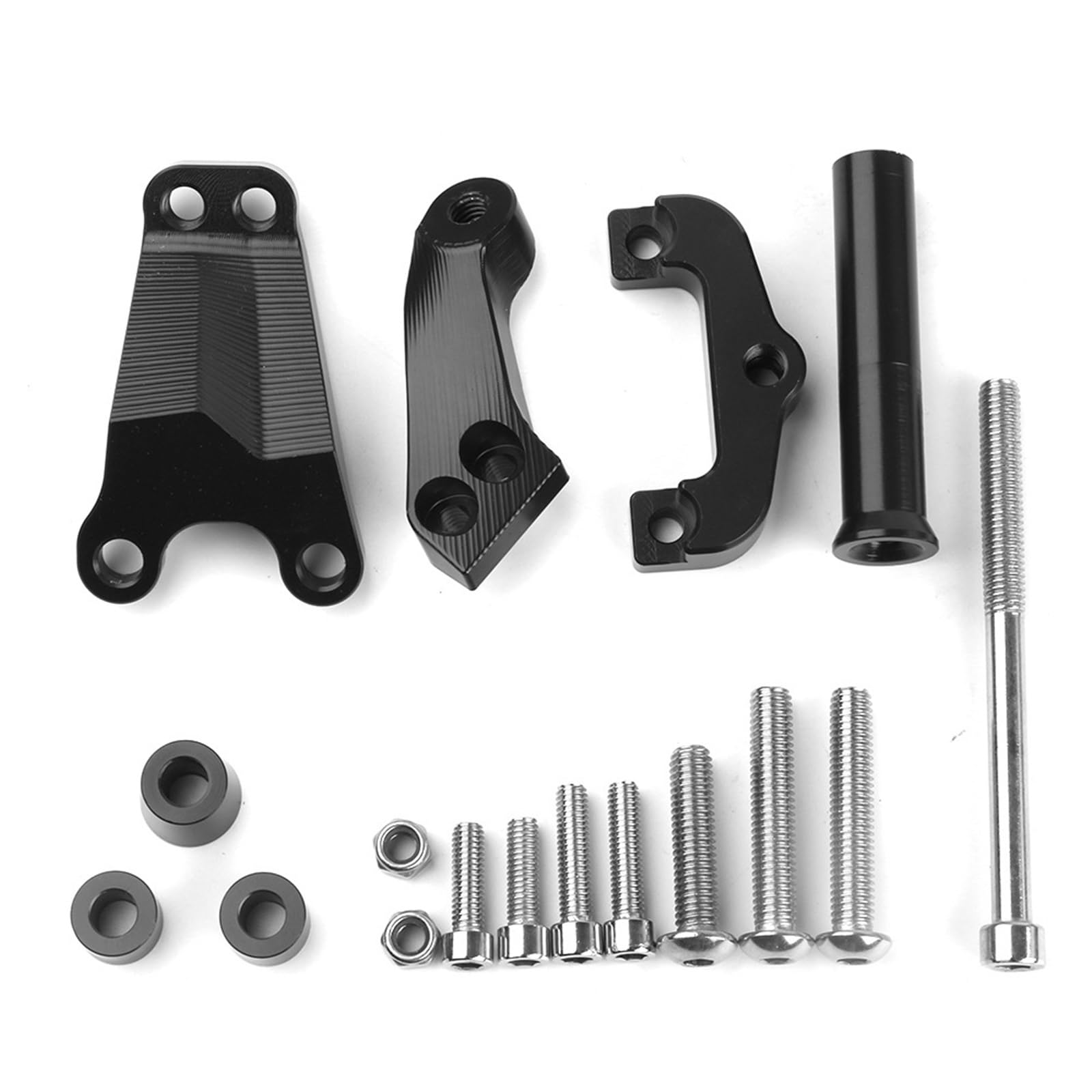 Lenkverstärkerstabilisator CNC Aluminium Einstellbare Motorräder Lenkung Stabilisieren Dämpfer Halterung Mount Kit Für Kawasaki Für ER6N 2012-2013 2014 2015 2016 Motorradlenkung(Type-B) von DIAYES