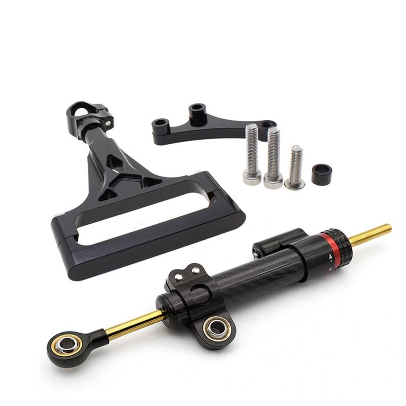 Lenkverstärkerstabilisator CNC Aluminium Lenkungsdämpfer Motorräder Stabilisieren Dämpfer Halterung Für Kawasaki Für Z1000 Für Z 1000 2003 2004 2005 2006 2007 2008 2009 Motorradlenkung(Damper n Bracke von DIAYES