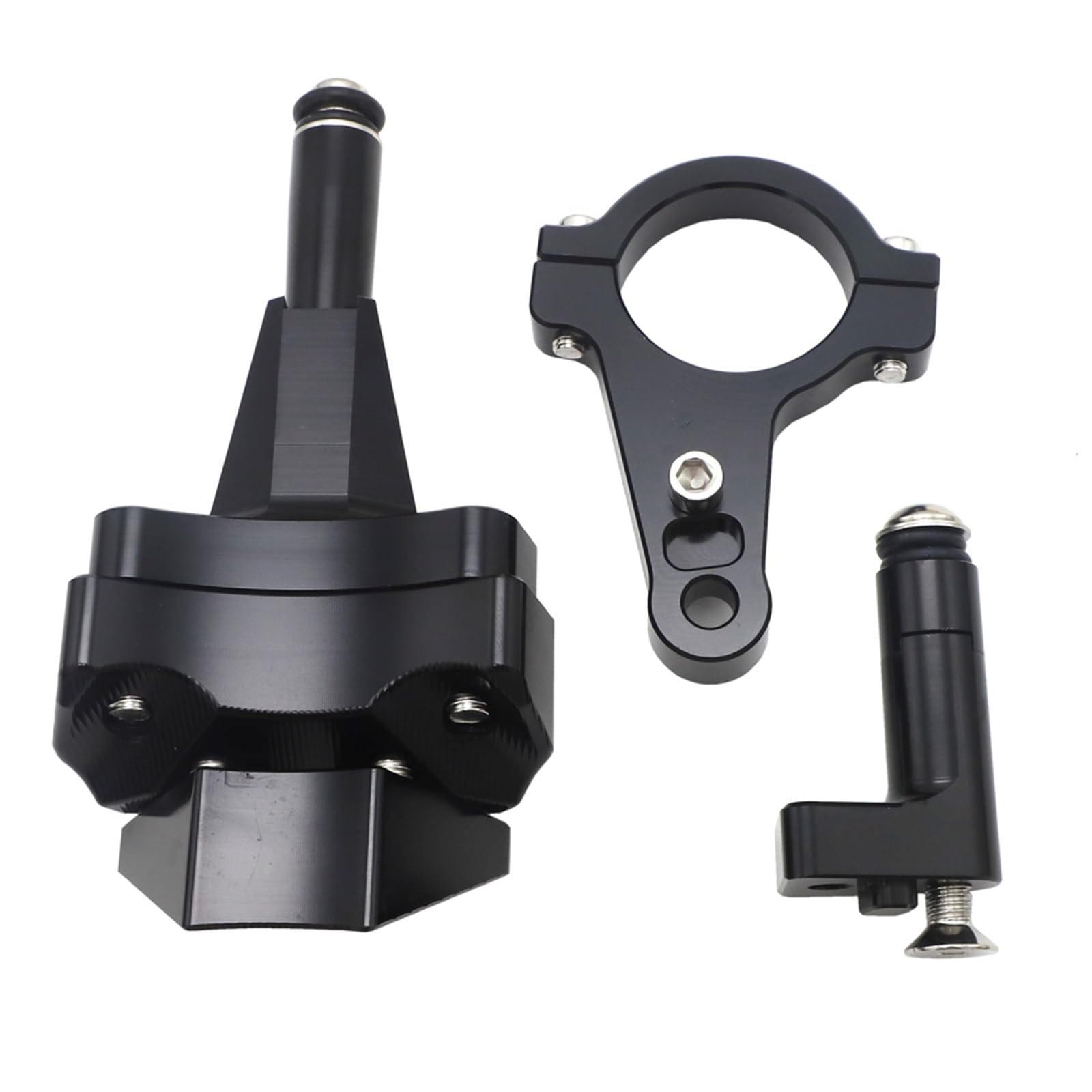 Lenkverstärkerstabilisator CNC Motorrad Lenkung Stabilisieren Dämpfer Halterung Halterung Für Kawasaki Für Ninja 400 Für Ninja400 Für Z900 Für ZX-4R 2019-2022 Motorradlenkung(Type-D) von DIAYES