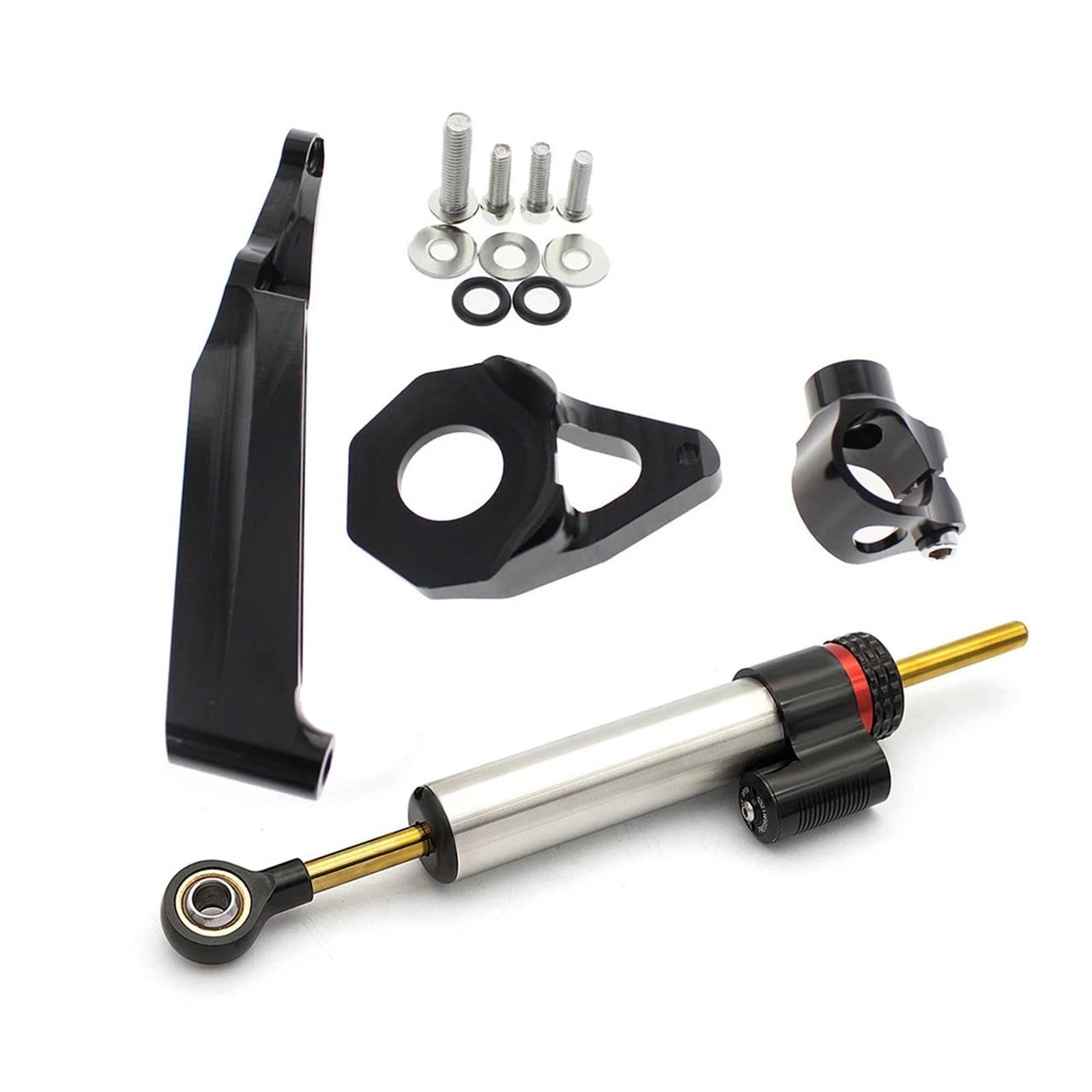 Lenkverstärkerstabilisator Carbon Fiber Stabilisator Lenkung Dämpfer Montage Halterung Unterstützung Kit Für CBR600RR Für CBR600 RR CBR 600RR 600 2005 2006 Motorradlenkung(E) von DIAYES