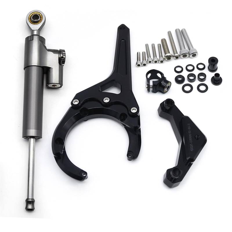 Lenkverstärkerstabilisator Carbon Lenkungsdämpfer Stabilisator Halterung Montagesatz Für Suzuki Für GSX-S1000GT GSX S1000 GT Für GSX-S 1000 GSXS1000 2022 2023 2024 Motorradlenkung(Damper n Bracket D) von DIAYES