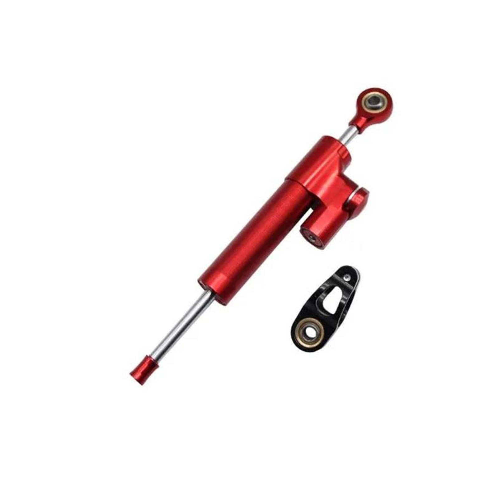 Lenkverstärkerstabilisator Dämpfer Stabilisator Linear Umgekehrt Sichere Kontrolle Universal Motorrad Einstellbare Lenkung Motorradlenkung(Red) von DIAYES