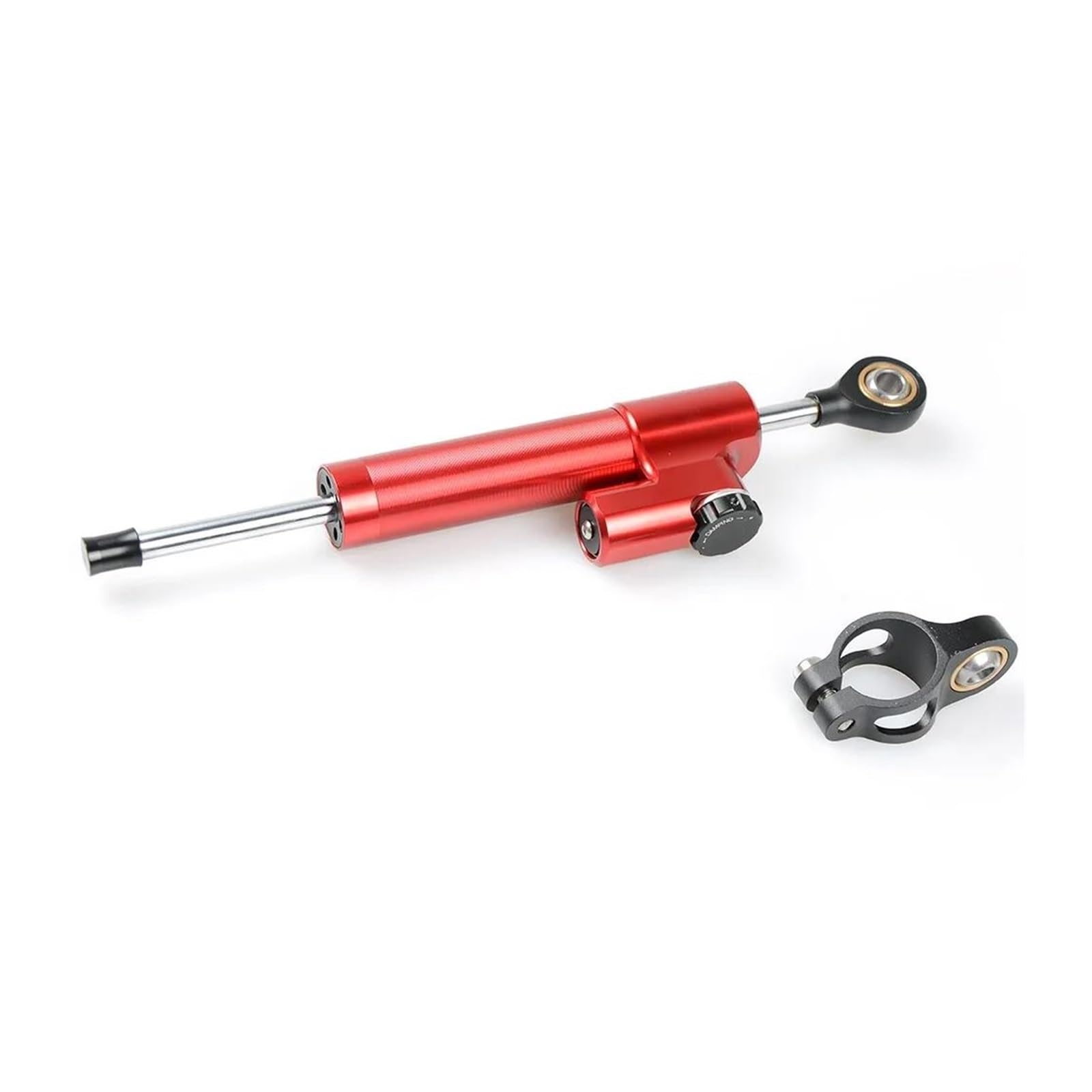 Lenkverstärkerstabilisator Dämpfer Stabilisator Sicherheit Control Motorrad Teile Universal Motorrad Lenkung Für Hyosung Für Gt250r Gt650r Für Vespa PX80-200 Motorradlenkung(Red) von DIAYES