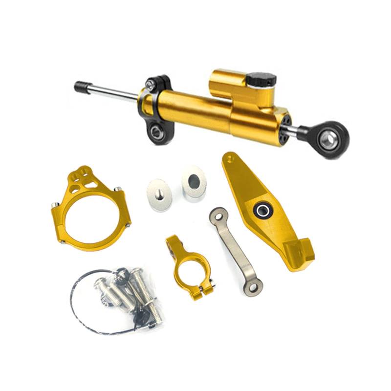 Lenkverstärkerstabilisator FÜR MT-09 MT 09 Mt09 2021-2022 2021 Einstellbare Motorräder Lenkung Stabilisieren Dämpfer Halterung Montage Kit Motorradlenkung(F) von DIAYES