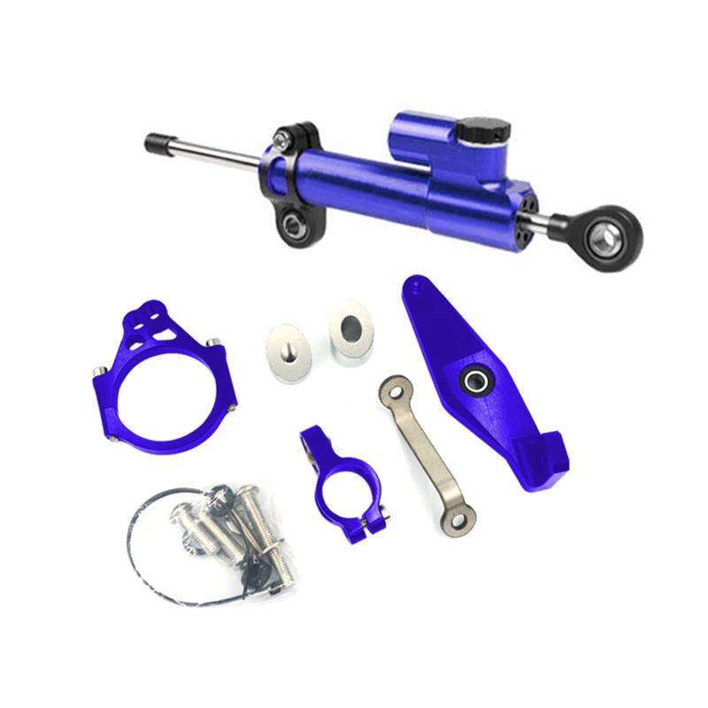 Lenkverstärkerstabilisator FÜR MT-09 MT 09 Mt09 2021-2022 2021 Einstellbare Motorräder Lenkung Stabilisieren Dämpfer Halterung Montage Kit Motorradlenkung(H) von DIAYES