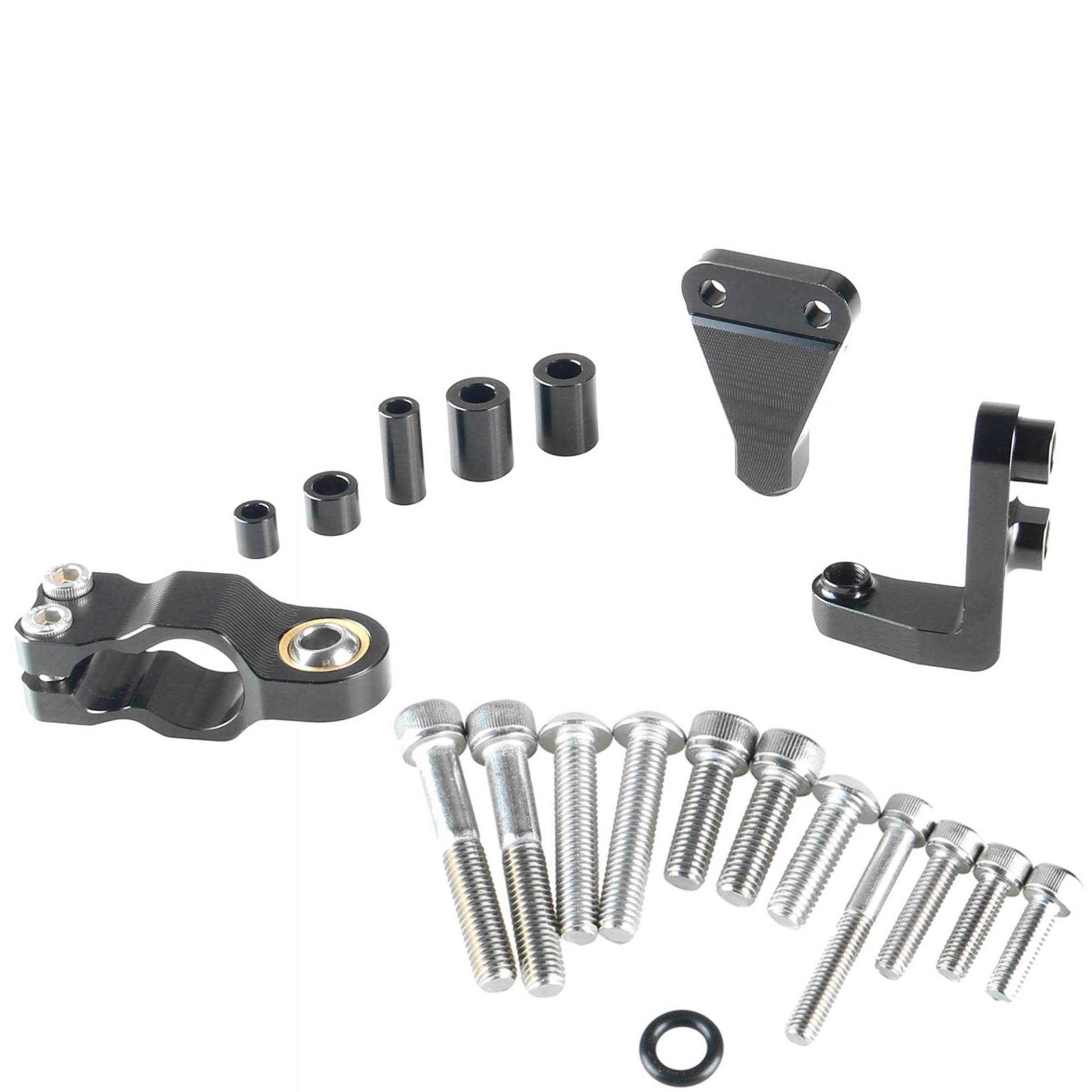 Lenkverstärkerstabilisator Für Aprilia RS660 Tuono 660 2021 2022 2023 Motorrad CNC Stabilisator Dämpfer Komplette Lenkung Montage Halterung Motorradlenkung(A) von DIAYES