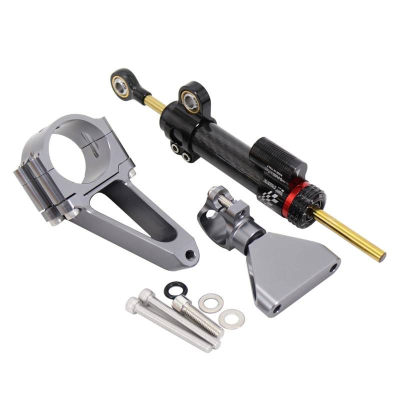 Lenkverstärkerstabilisator Für CBR600 F4i CBR 600 1999-2007 CNC Motorrad Lenkungsdämpfer Stabilisatorhalterung Motorradlenkung(L) von DIAYES