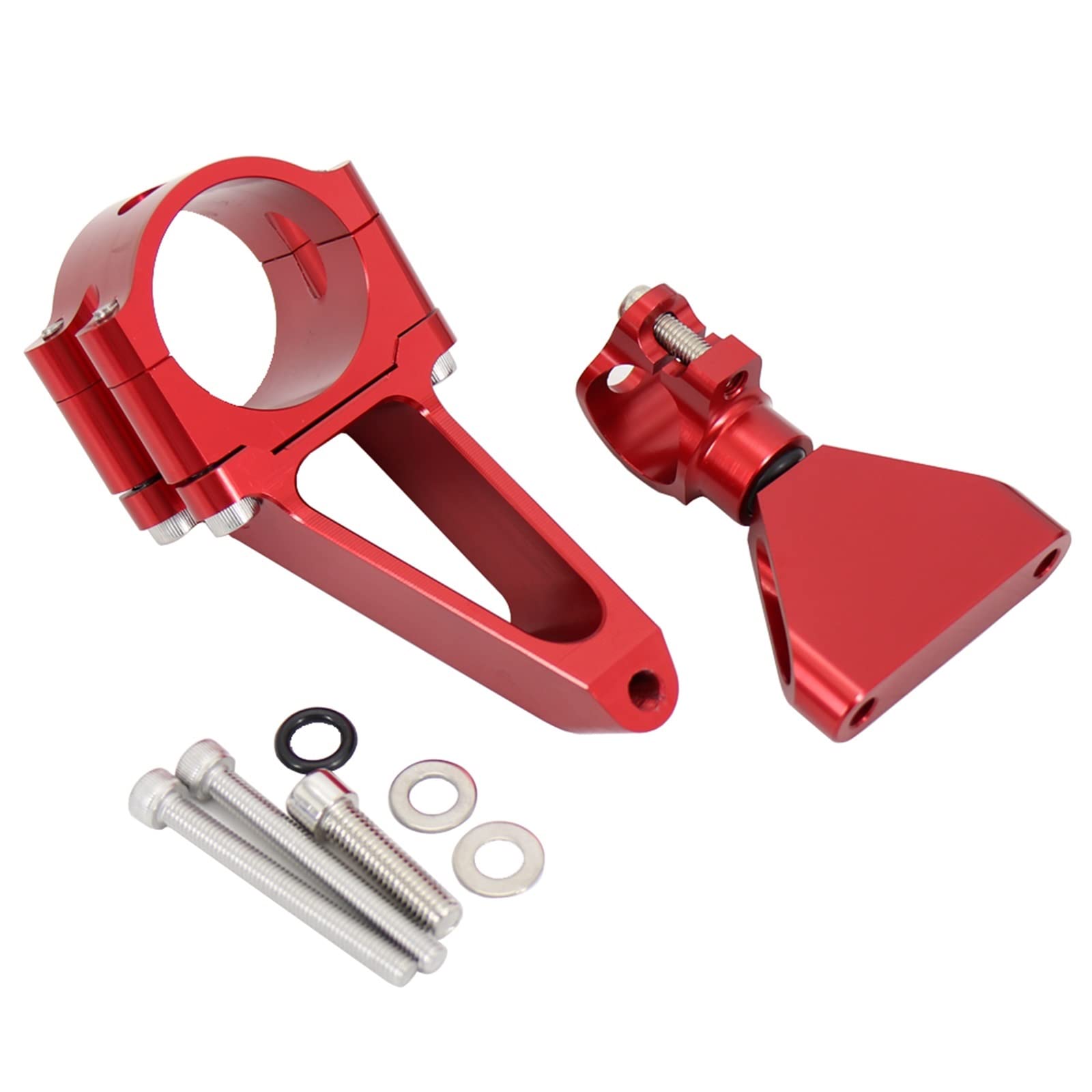 Lenkverstärkerstabilisator Für CBR600 F4i Für CBR 600 Lenkungsdämpfer Stabilisator CNC Motorrad Halterung Mount Kit 1999 2000 2001 2002 2003 2004 2005 2006 2007 Motorradlenkung(B) von DIAYES