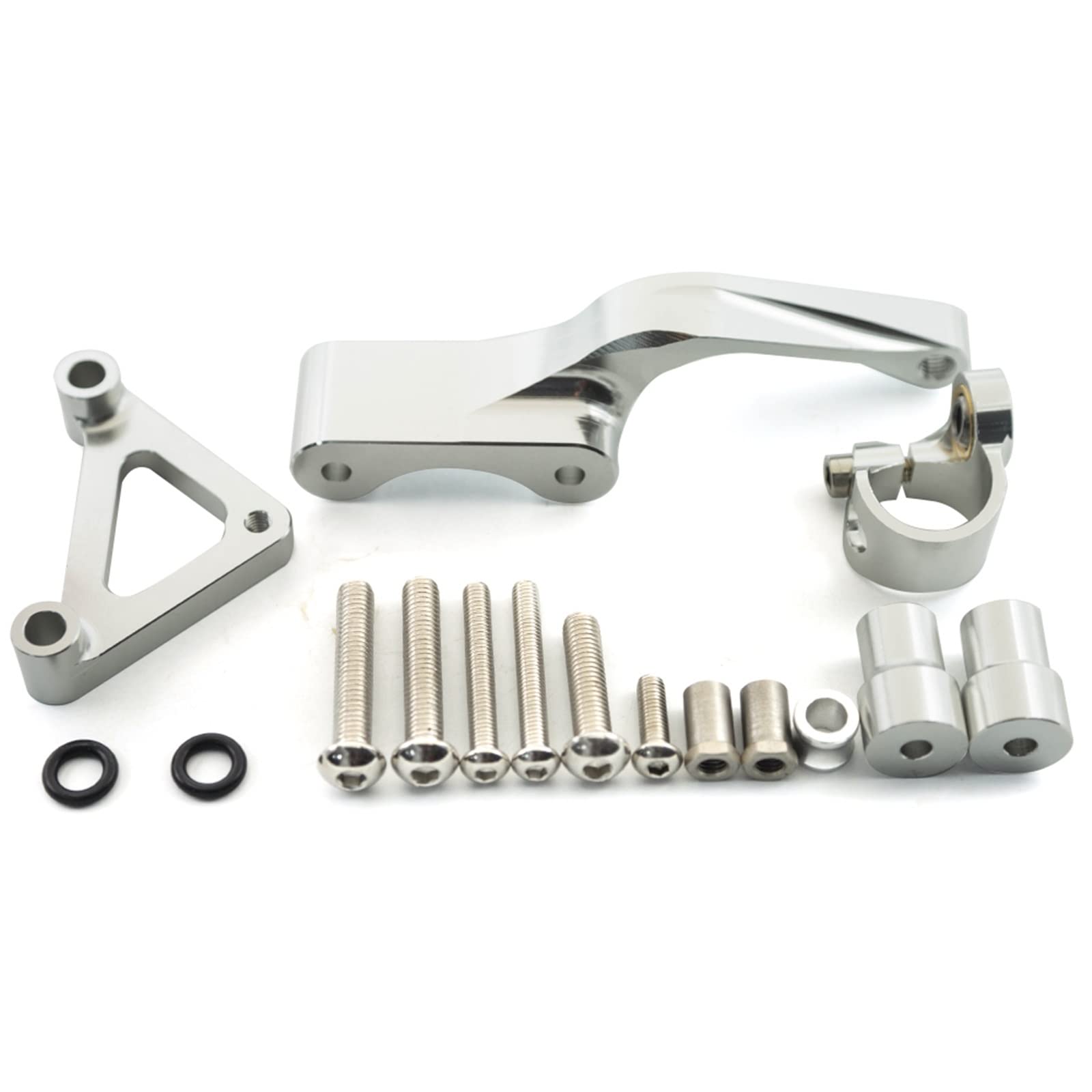 Lenkverstärkerstabilisator Für Ducati Für Monster 696 Motorrad Aluminium Lenkung Stabilisator Dämpfer Halterung Unterstützung Montage Kit Zubehör Motorradlenkung(Bracket b) von DIAYES