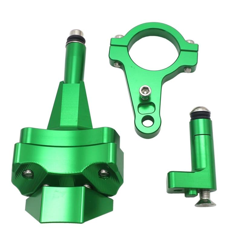 Lenkverstärkerstabilisator Für Kawasaki Für Ninja400 2019 2020 2021 2022 Motorrad Zubehör Aluminium Legierung Lenkung Dämpfer Halterung Montage Kit Motorradlenkung(B) von DIAYES