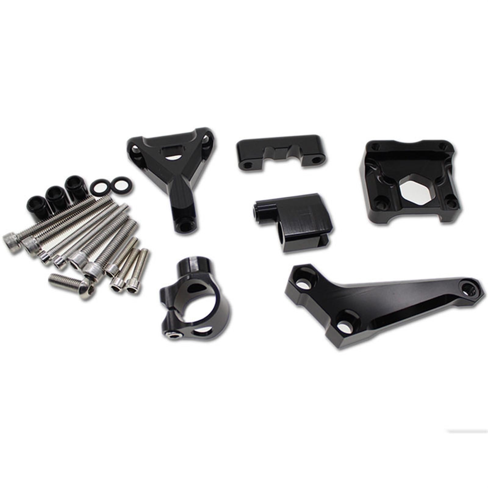 Lenkverstärkerstabilisator Für Kawasaki Z300 Z250 2015-2016 Aluminium Motorrad Dämpfer Lenkung Stabilisieren Halterung Montage Kit Motorradlenkung(M) von DIAYES