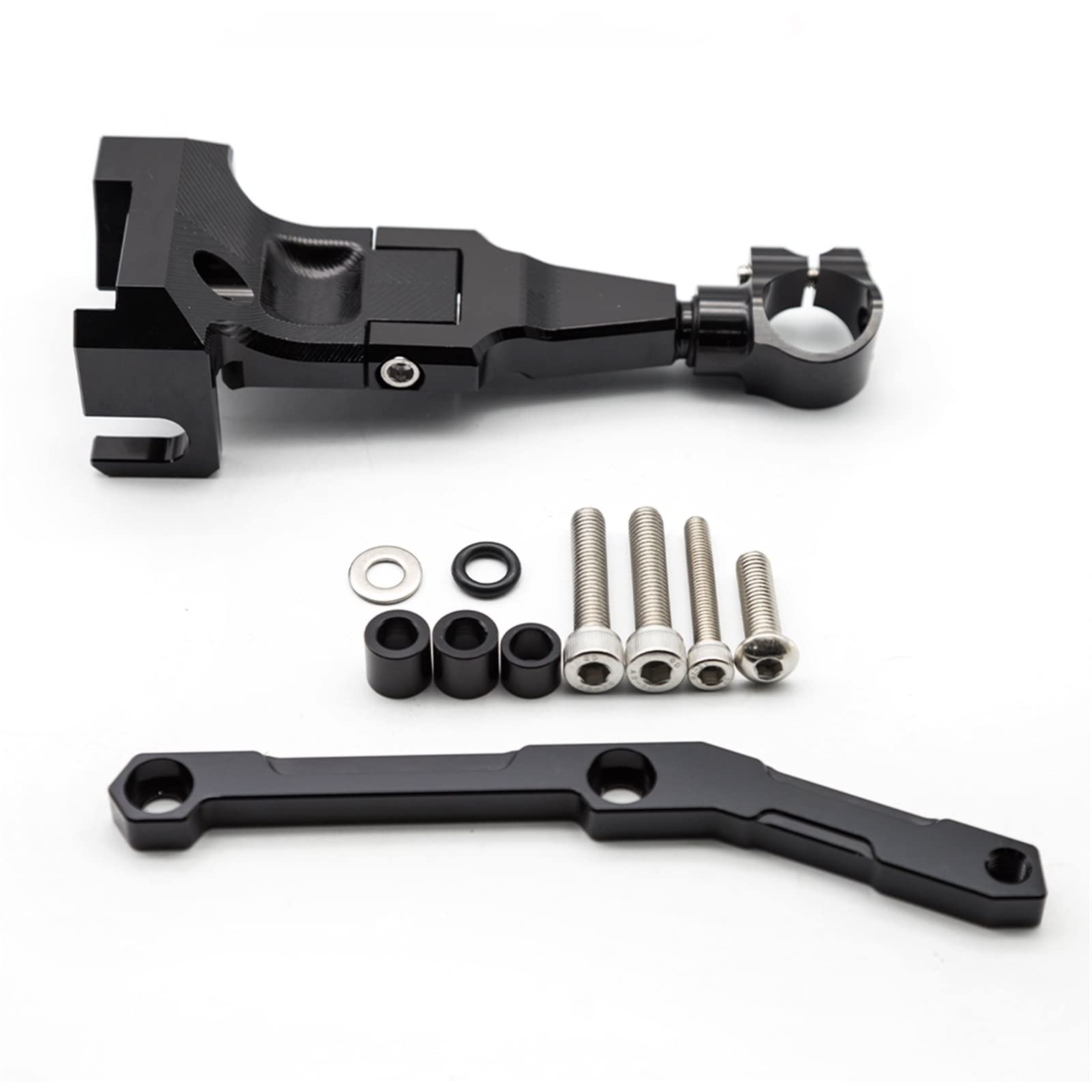 Lenkverstärkerstabilisator Für MT09 MT-09 FZ09 FZ-09 2013-2020 2019 2018 2017 Lenkungsdämpfer Stabilisator CNC Motorrad Sicherheit Montage Kit Halterung Motorradlenkung(A) von DIAYES