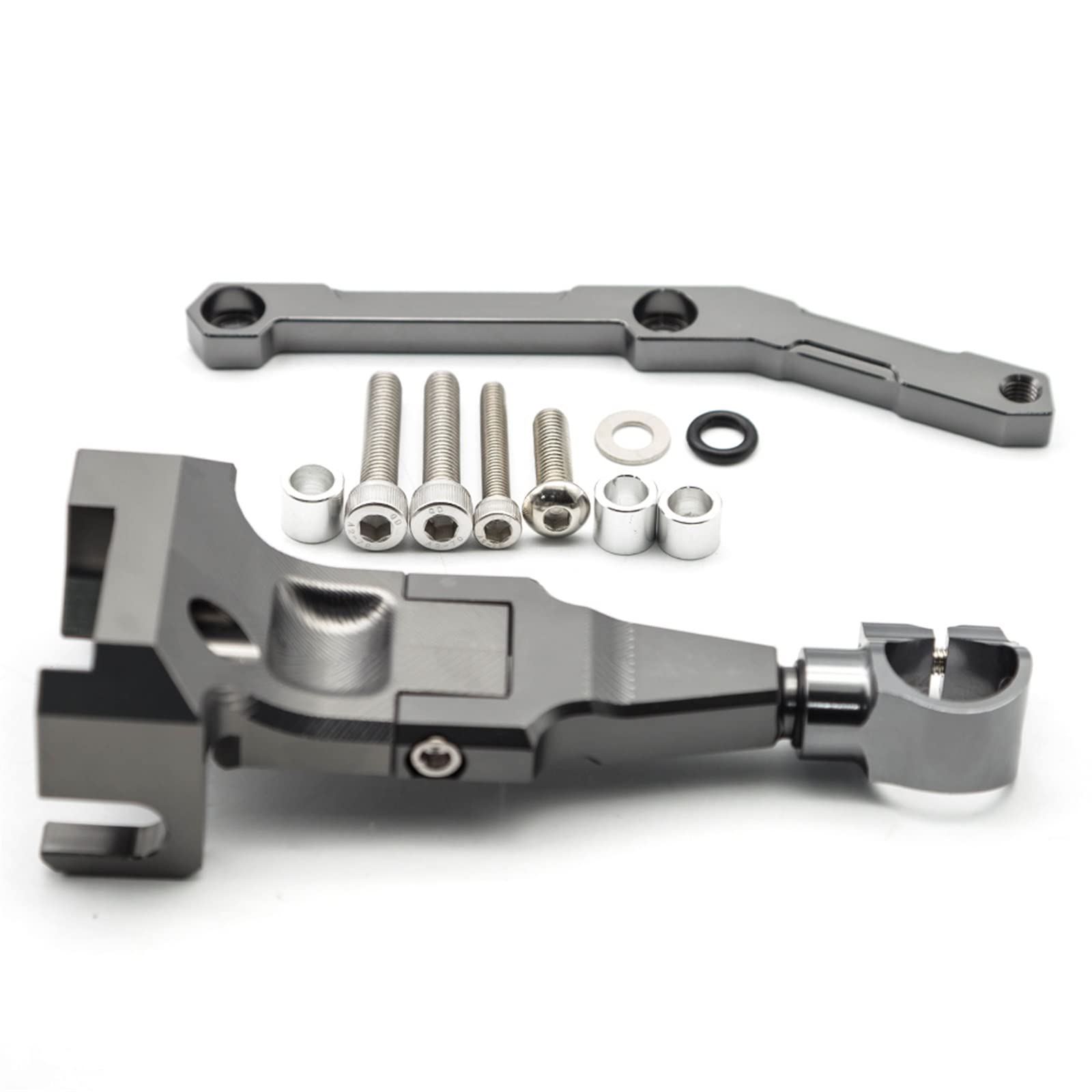 Lenkverstärkerstabilisator Für MT09 MT-09 FZ09 FZ-09 2013-2020 2019 2018 2017 Lenkungsdämpfer Stabilisator CNC Motorrad Sicherheit Montage Kit Halterung Motorradlenkung(M) von DIAYES