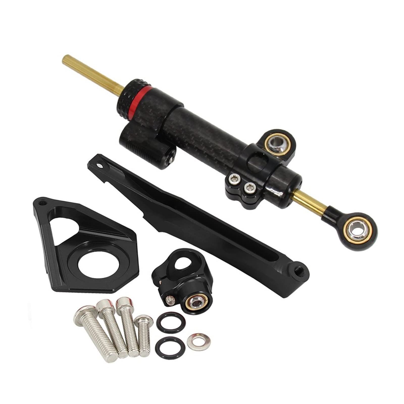 Lenkverstärkerstabilisator Für YZF600 YZF R6 2003-2005 Lenkung Stabilisieren Dämpfer Motorräder Halterung Mount Kit Motorradlenkung(A) von DIAYES