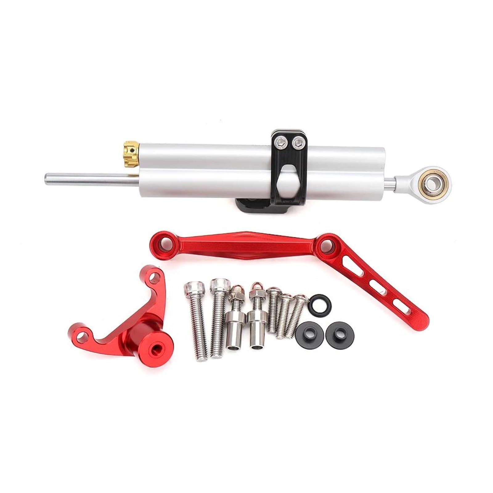 Lenkverstärkerstabilisator Halterung Unterstützung Motorrad Lenkung Stabilisator Dämpfer Halterung Kit Für Ducati Für Monster 950 Für Monster 937 2021 2022 2023 Motorradlenkung(Set 1) von DIAYES