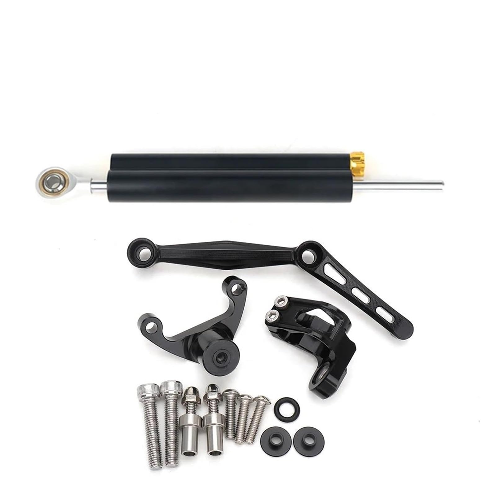 Lenkverstärkerstabilisator Halterung Unterstützung Motorrad Lenkung Stabilisator Dämpfer Halterung Kit Für Ducati Für Monster 950 Für Monster 937 2021 2022 2023 Motorradlenkung(Set 3) von DIAYES