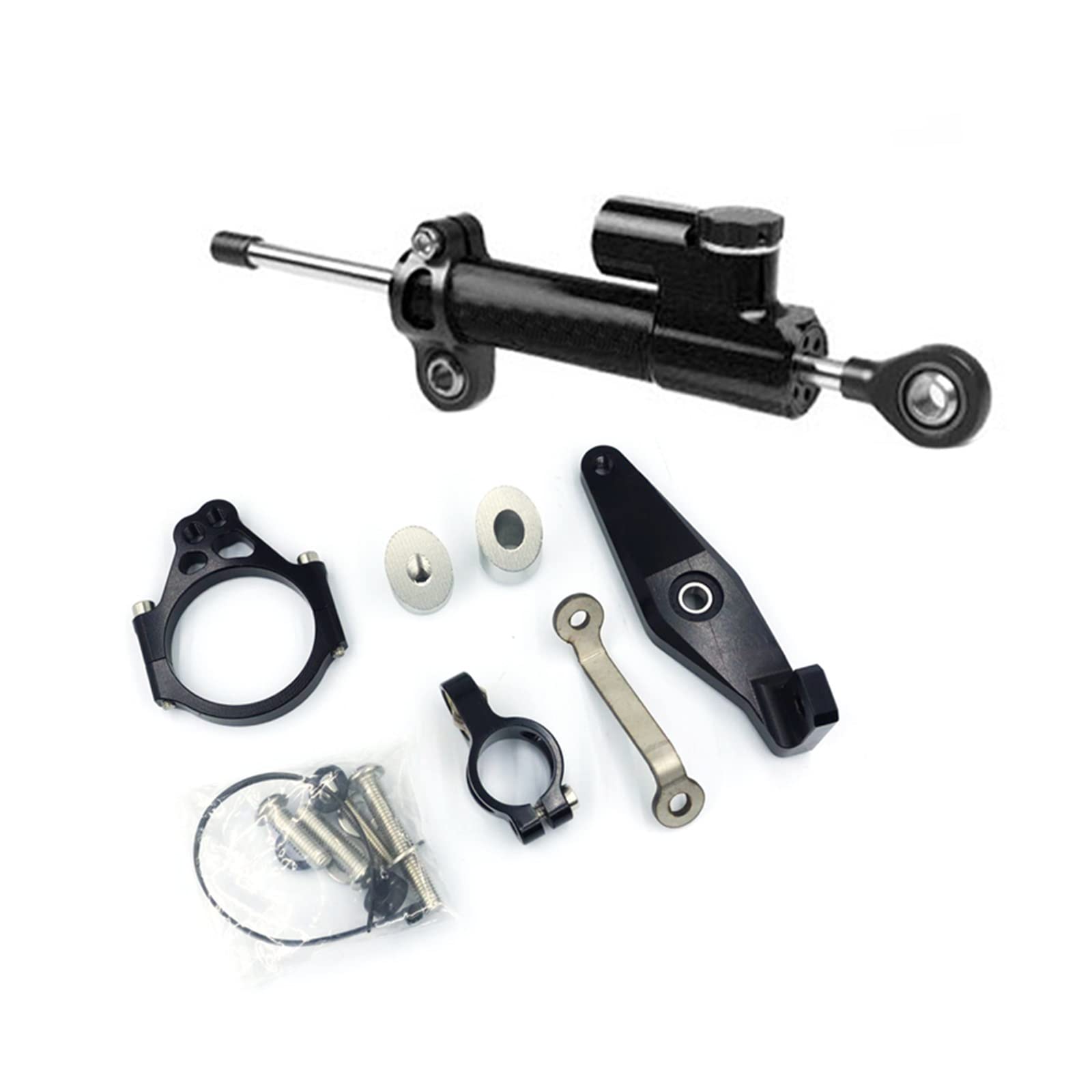 Lenkverstärkerstabilisator Lenkung Stabilisieren Einstellbare Motorräder Dämpfer Halterung Montage Kit FÜR MT-09 MT 09 Mt09 2021-2022 2021 Motorradlenkung(E) von DIAYES