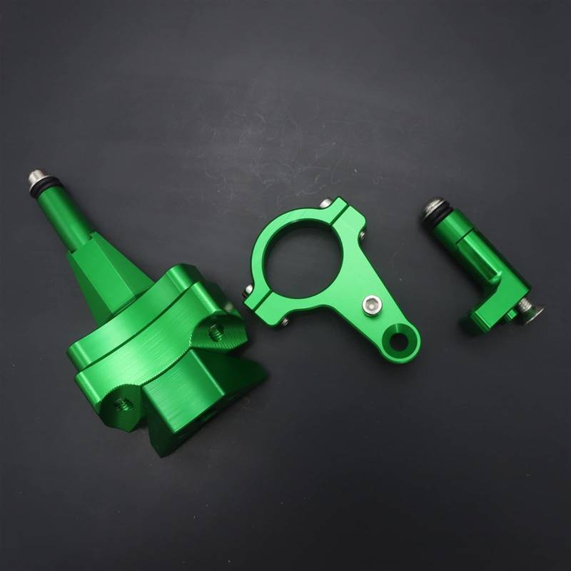 Lenkverstärkerstabilisator Lenkungsstabilisator CNC-verstellbare Lenkungsdämpfer-Montagehalterung Motocross-Kit Für Kawasaki Für Ninja 400 2018 2019 2020 2021 2022 Motorradlenkung(E) von DIAYES