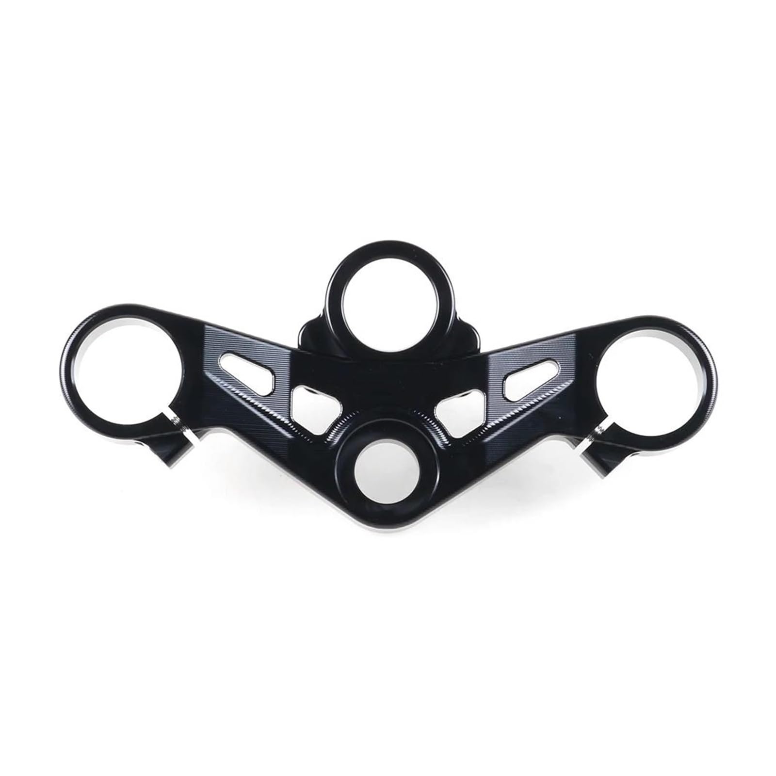 Lenkverstärkerstabilisator Motorrad Gabel Senkung Triple Tree Front-End Ober Top Clamp Teile Für Kawasaki Für NINJA400 2018-2023 Motorradlenkung(Black) von DIAYES