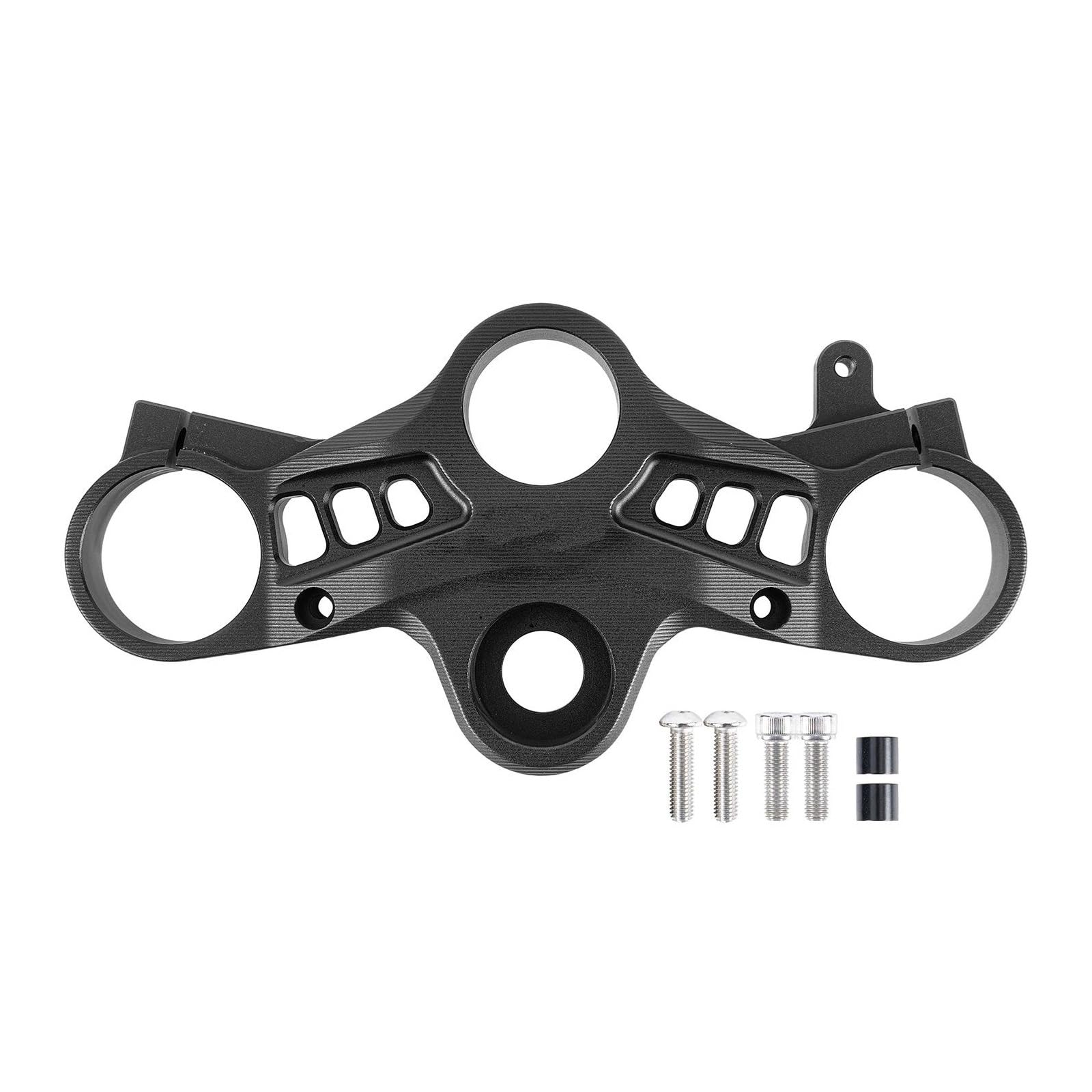 Lenkverstärkerstabilisator Motorrad-Lenkerhalter, Gabelhalterung, Vorderradgabel, Gabelbrücke, Obere Oberklemme Für YZF-R7 Für YZF R 7 2021 2022 2023 Motorradlenkung(Black) von DIAYES