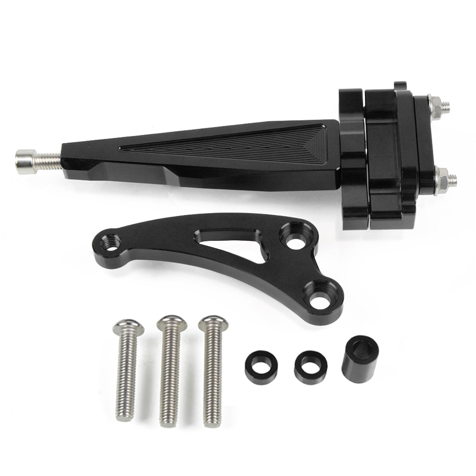 Lenkverstärkerstabilisator Motorrad Lenkung Stabilisieren Dämpfer Montage Halterung Kit Für CB650F Für Cb650f Für CB650 F 2014 2015 2016 2017 2018 Motorradlenkung(Black) von DIAYES