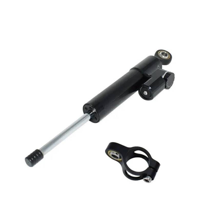 Lenkverstärkerstabilisator Motorrad Linear Stabilisator Umgekehrt Sicherheit Control Universal Lenkung Dämpfer Für Kawasaki Für Suzuki Für Ducati Motorradlenkung(Black) von DIAYES